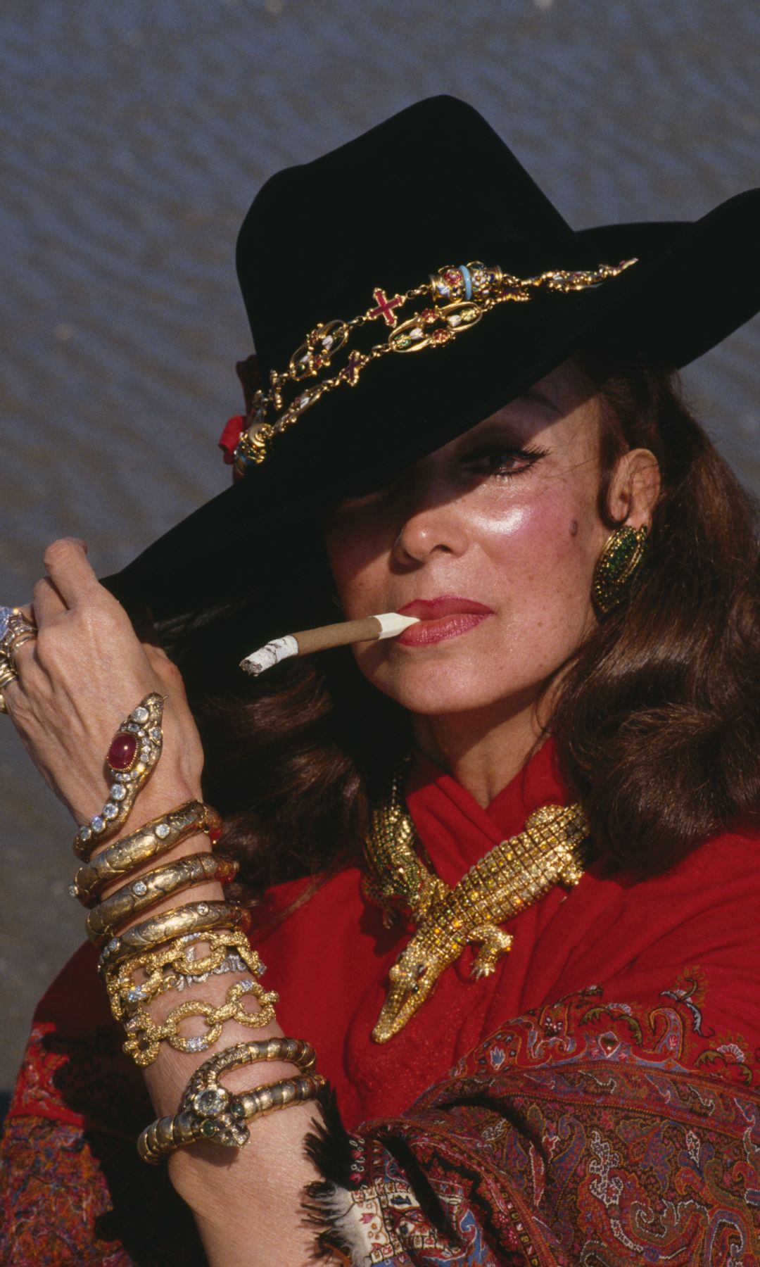 María Félix tenía una gran fascinación por los reptiles.
