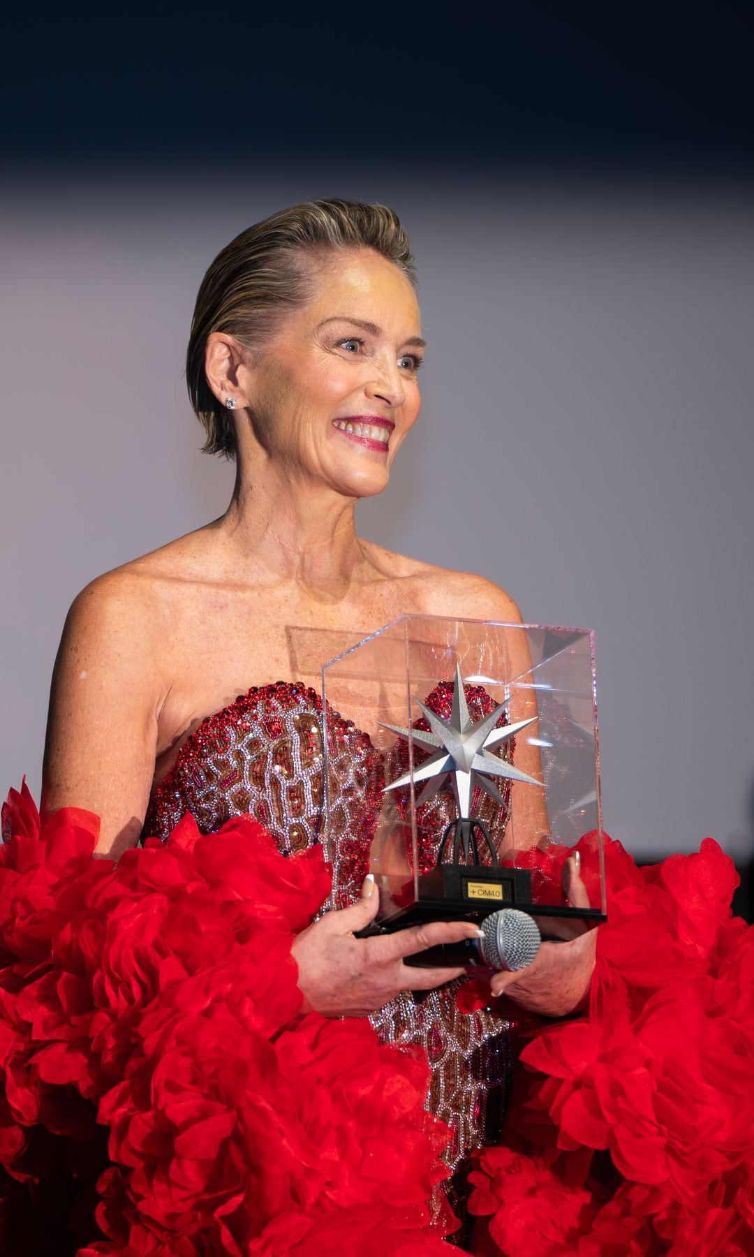 Sharon Stone el secreto de sus brazos tonificados