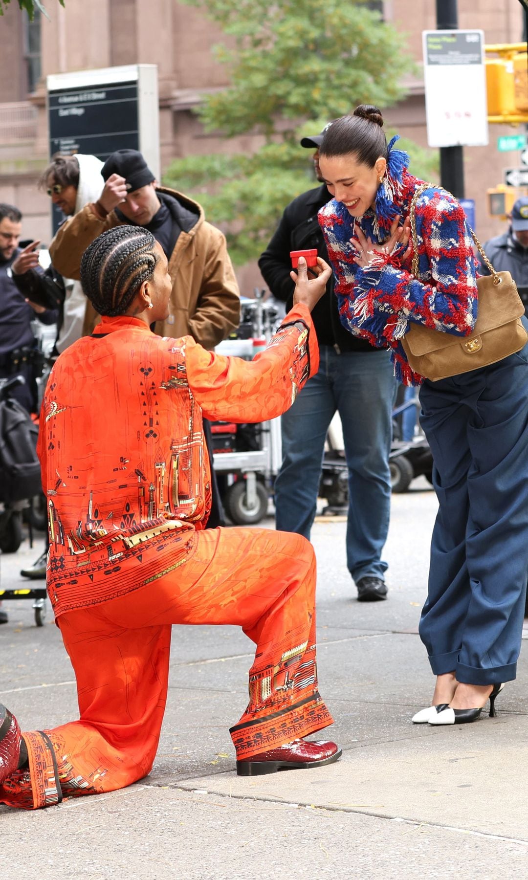A$AP Rocky y Margaret Qualley fueron vistos en Nueva York