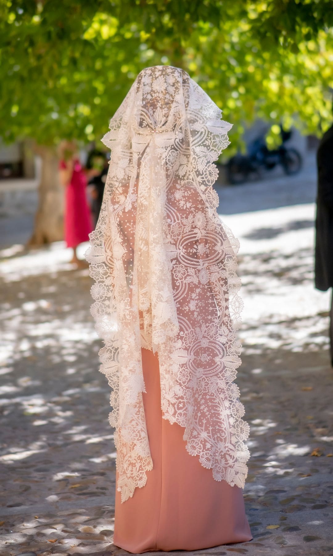 Mantilla antigua para madrinas