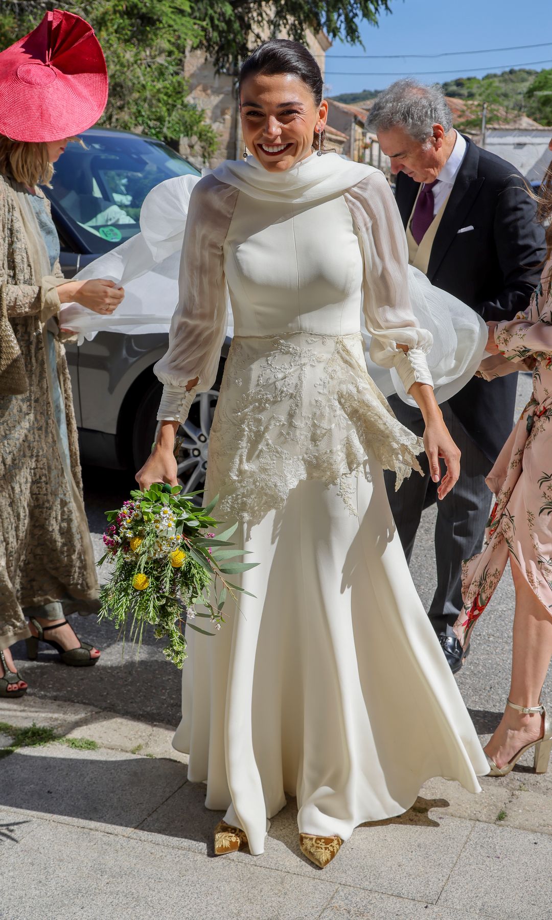Maria Milans del Bosch Barroso en su boda