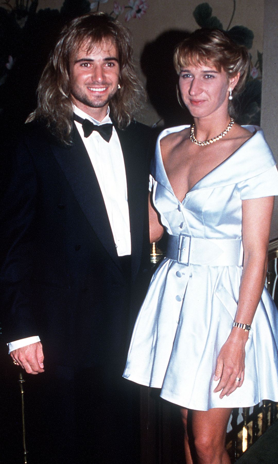 Andre Agassi y Steffi Graf en 1992