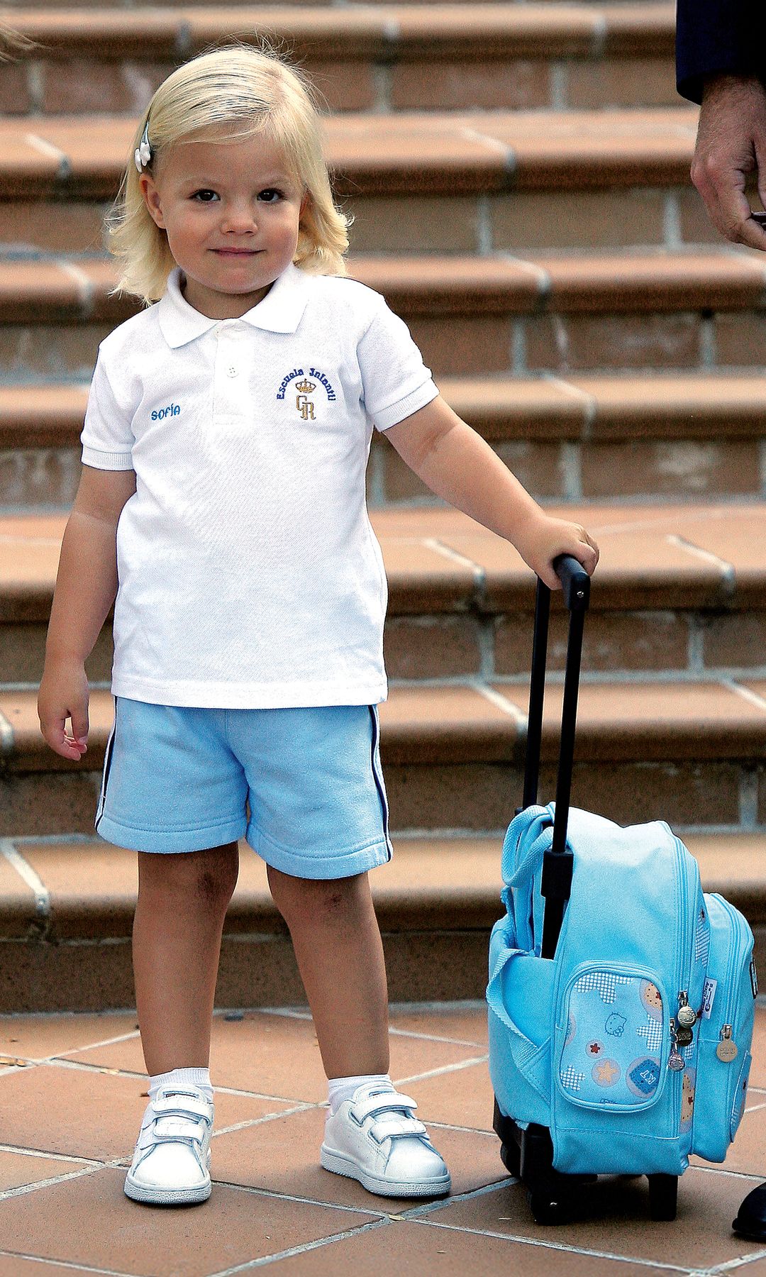 La infanta Sofía de pequeña