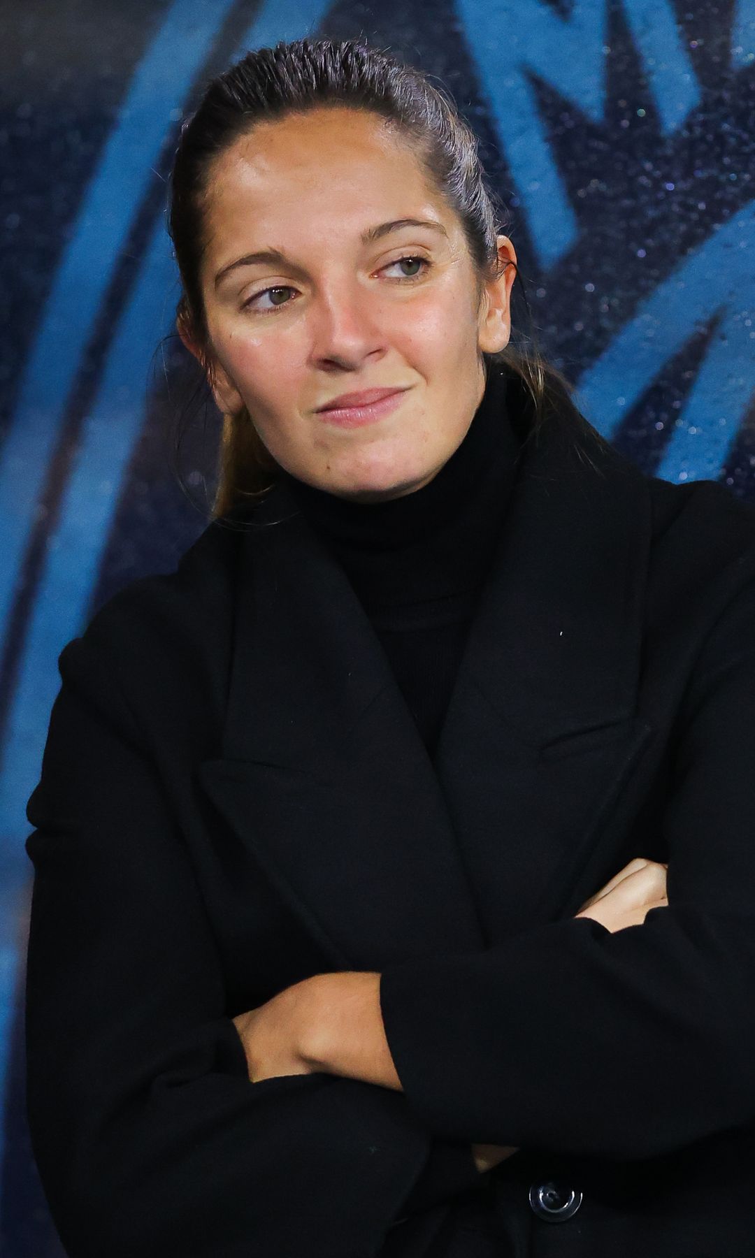 Laura Iglesias, pareja de Rodri, durante el partido de la Premier League entre el Manchester City FC y el Tottenham Hotspur FC disputado en el Etihad Stadium de Manchester (Inglaterra), el 23 de noviembre de 2024