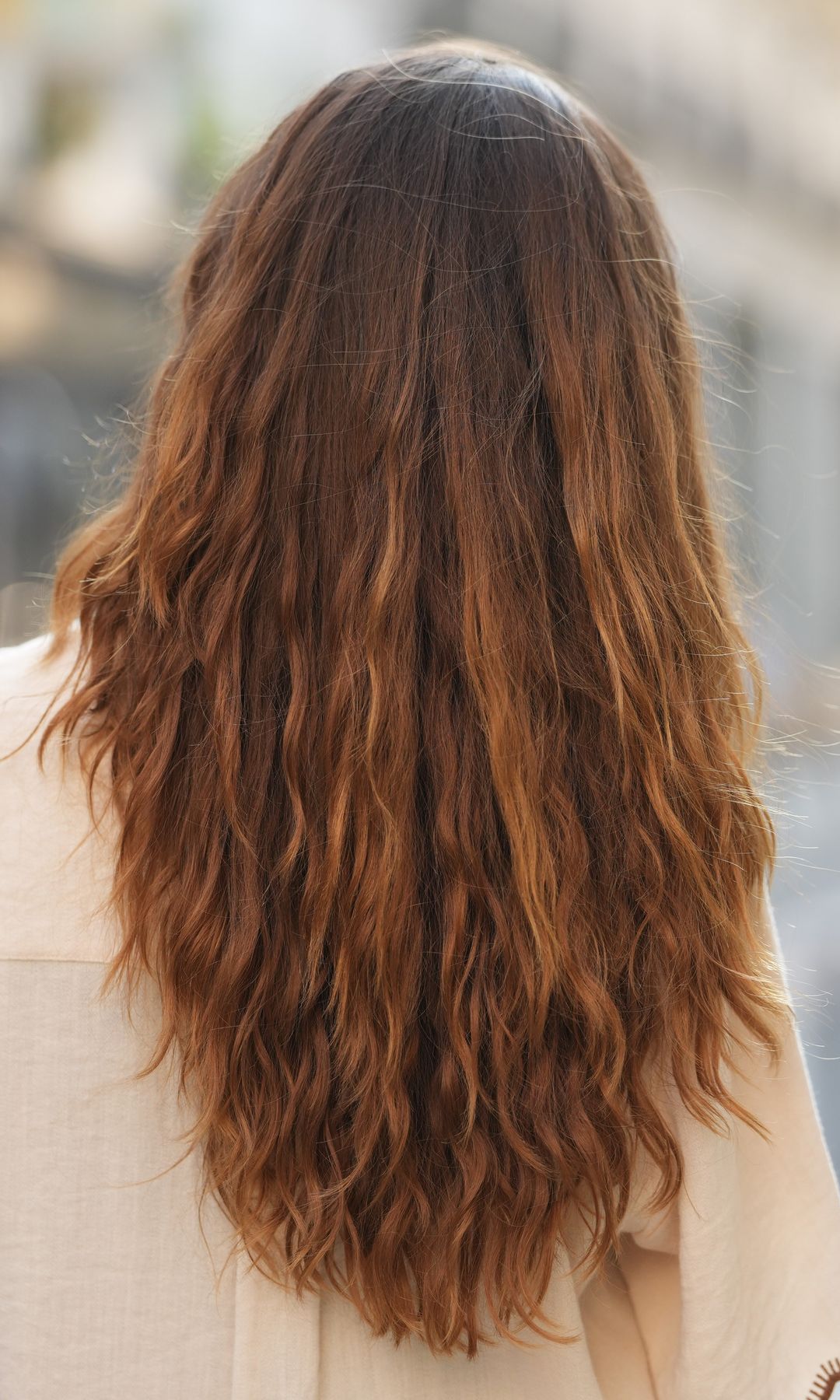 Corte con textura en forma de pico