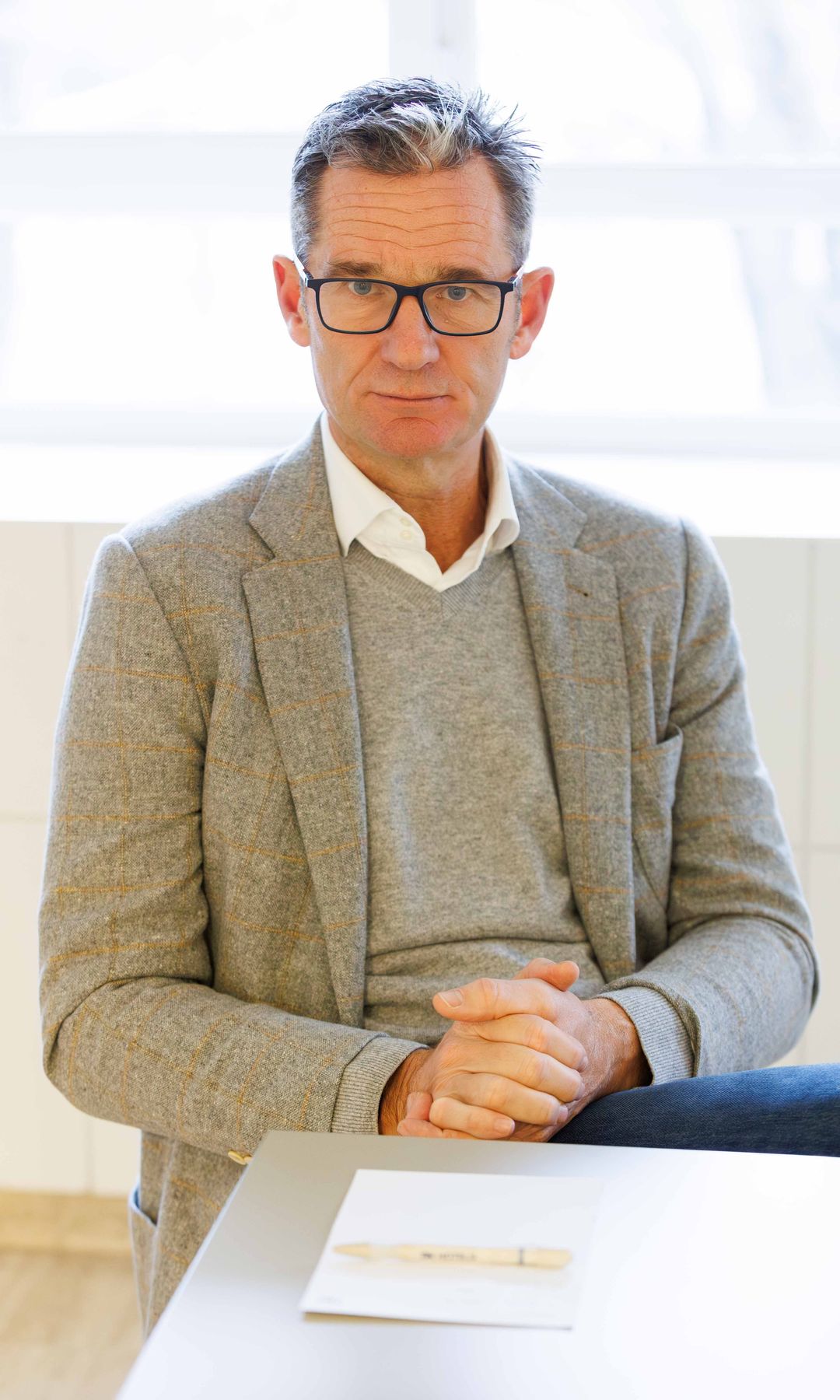 Iñaki Urdangarin durante una entrevista