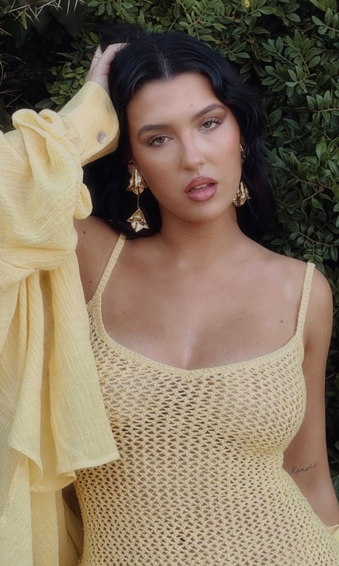 El look anterior de Alba Díaz: melena larga y morena