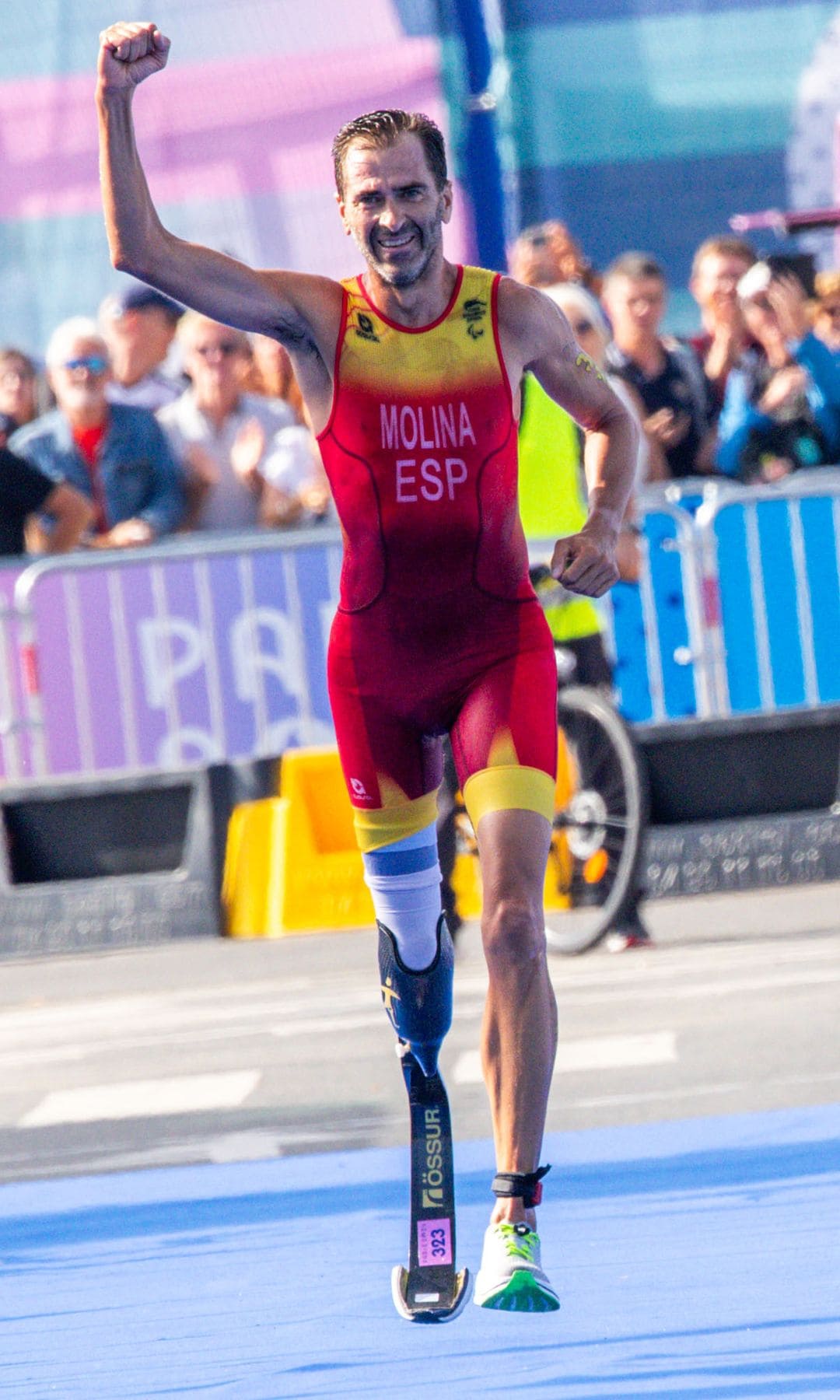 Daniel Molina gana el triathlon en los Juegos Paralímpicos de París 2024