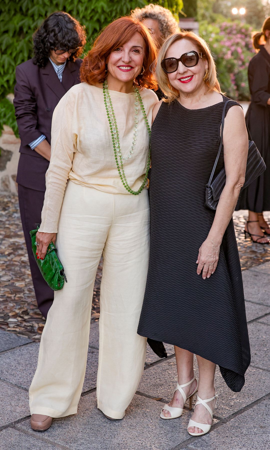 Carmen Machi y Elvira Lindo en la cena previa a la entrega de las Medallas de Oro al Mérito en las Bellas Artes 2024