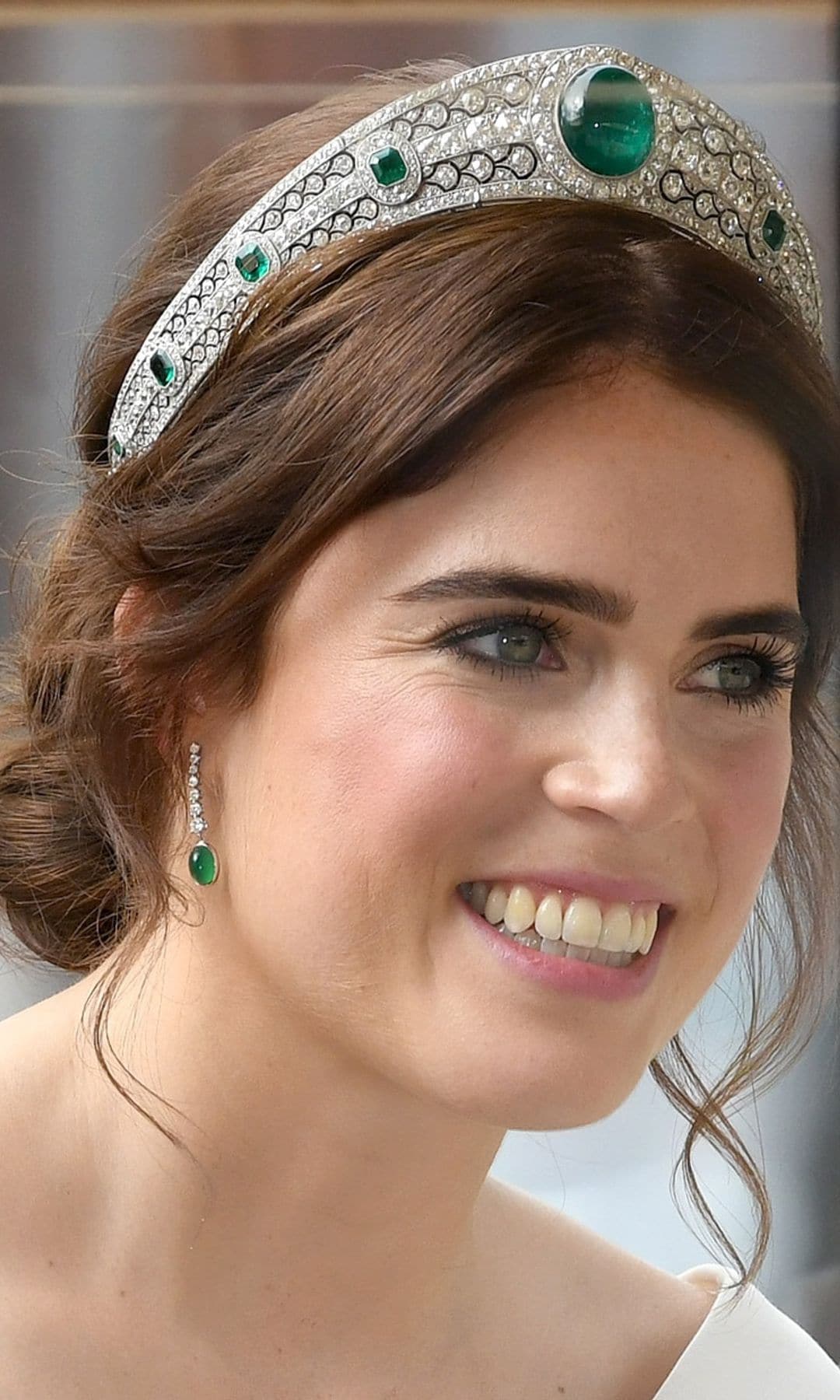 Boda de Eugenia de York y Jack Brooksbank tiara de esmeraldas