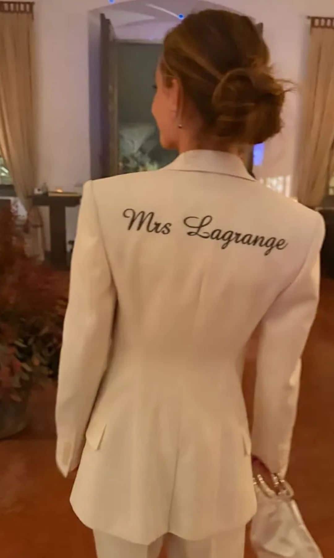 Azzi Agnelli con la chaqueta que pone Miss Lgrange