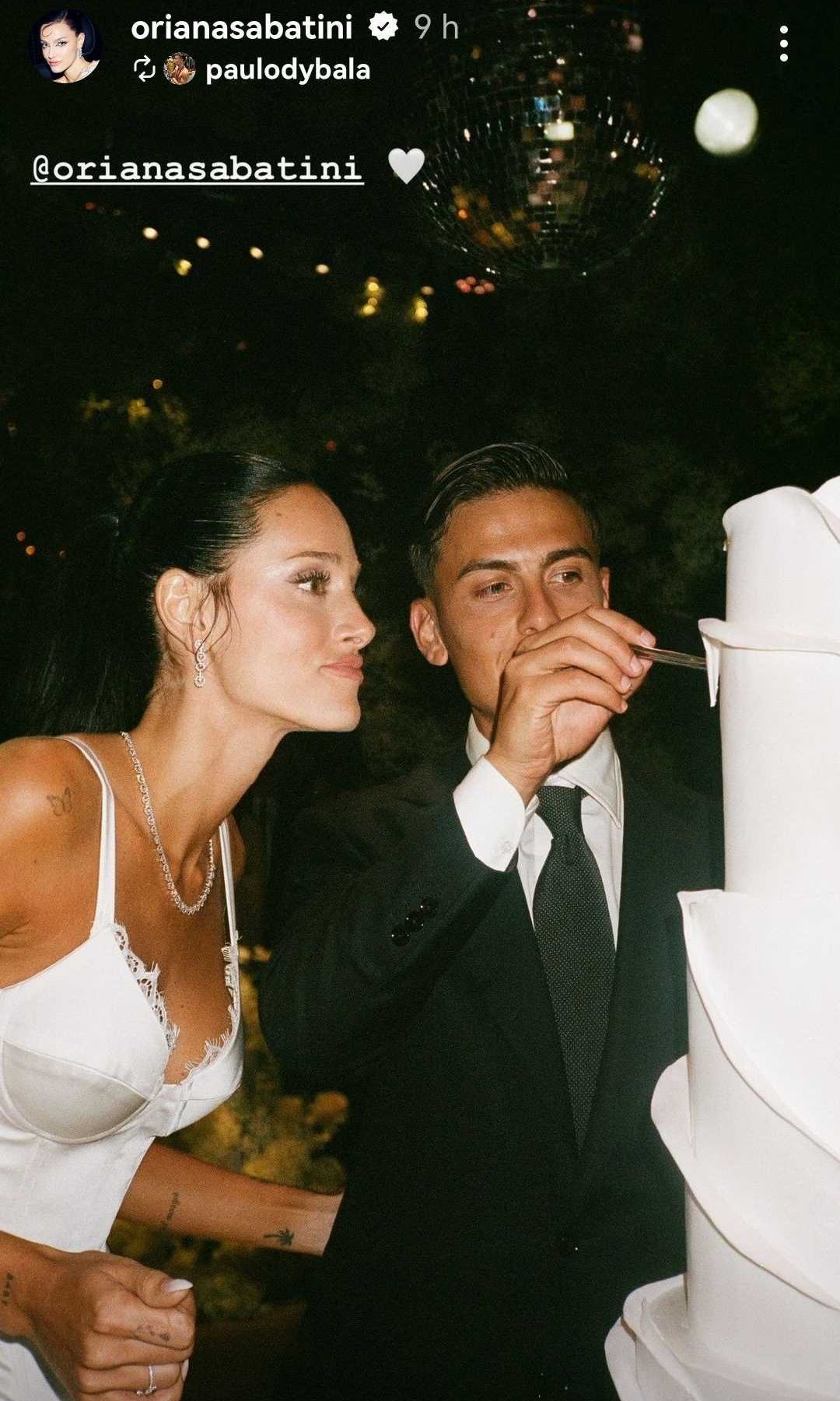 Oriana Sabatini y Paulo Dybala
