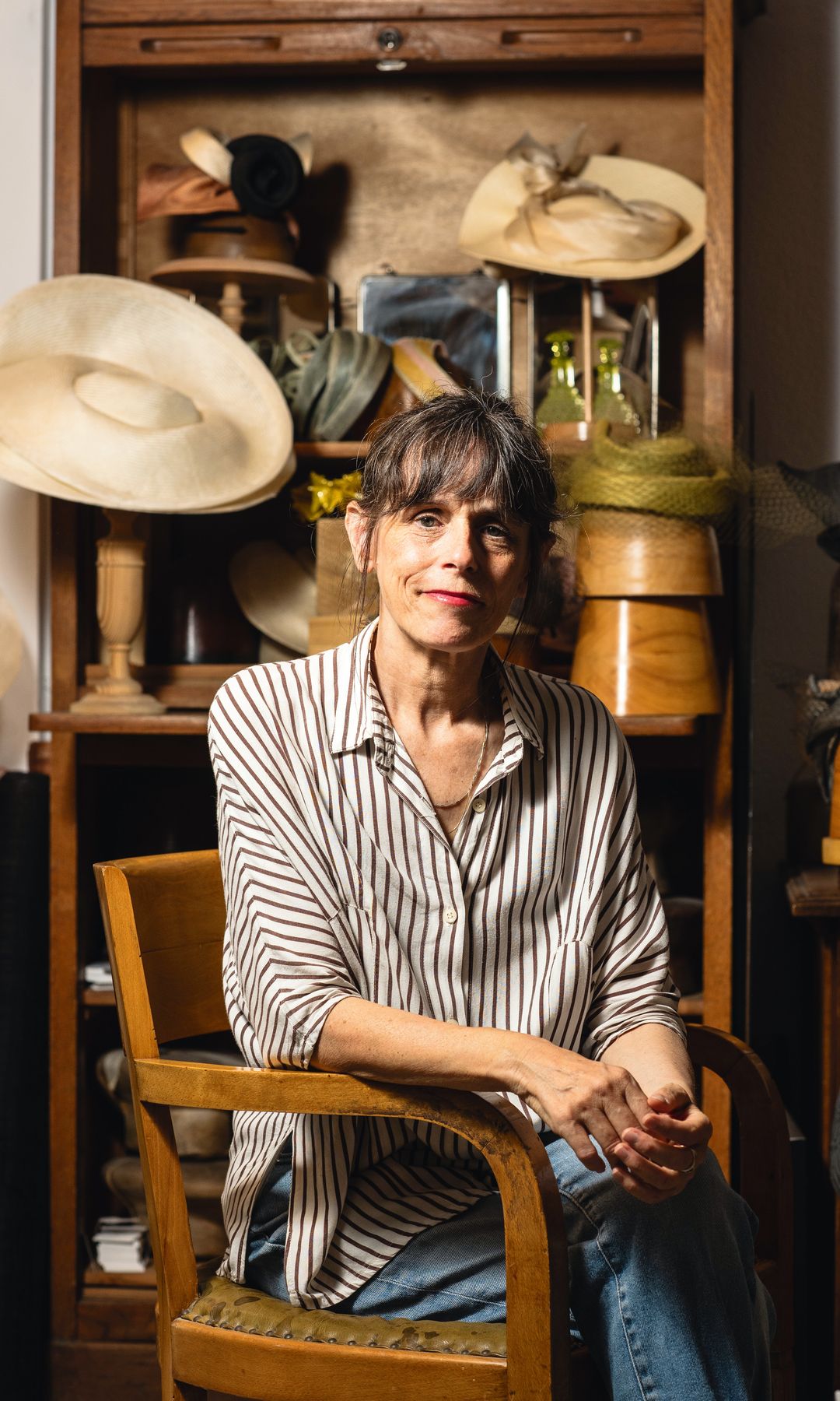 La sombrerera Patricia Buffuna en Sevilla