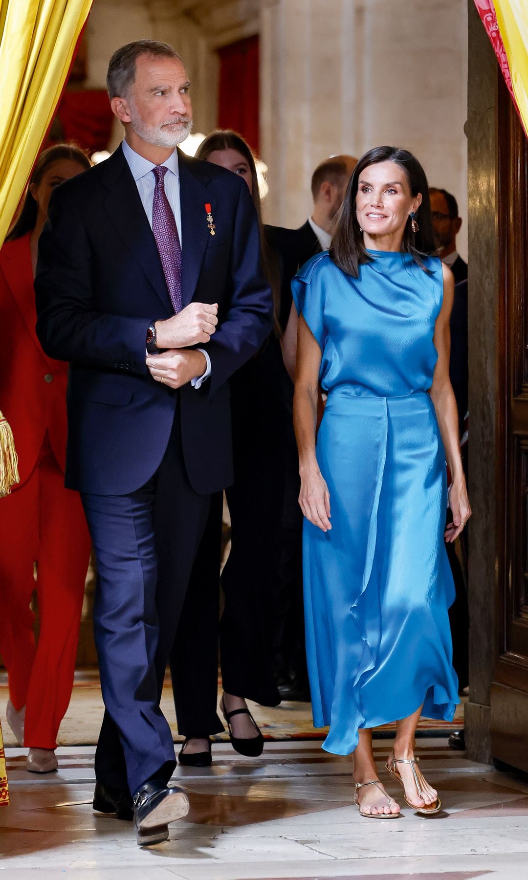 HOLA + 4170 Felipe y Letizia en el décimo aniversario de reinado