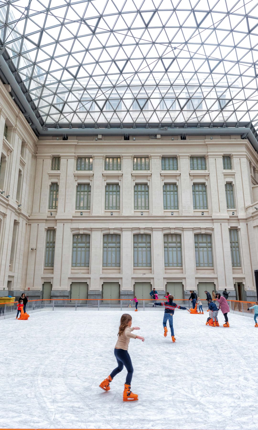 Pista de hielo de Galería de Cristal de Cibeles
