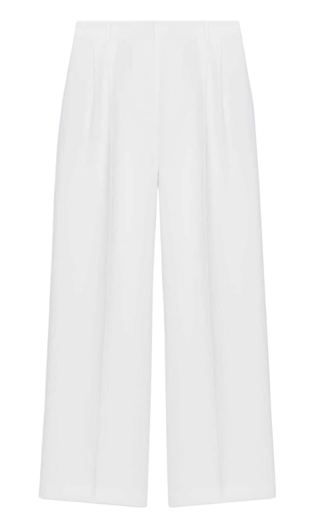 Pantalón sastre blanco (29,95 €), de Zara