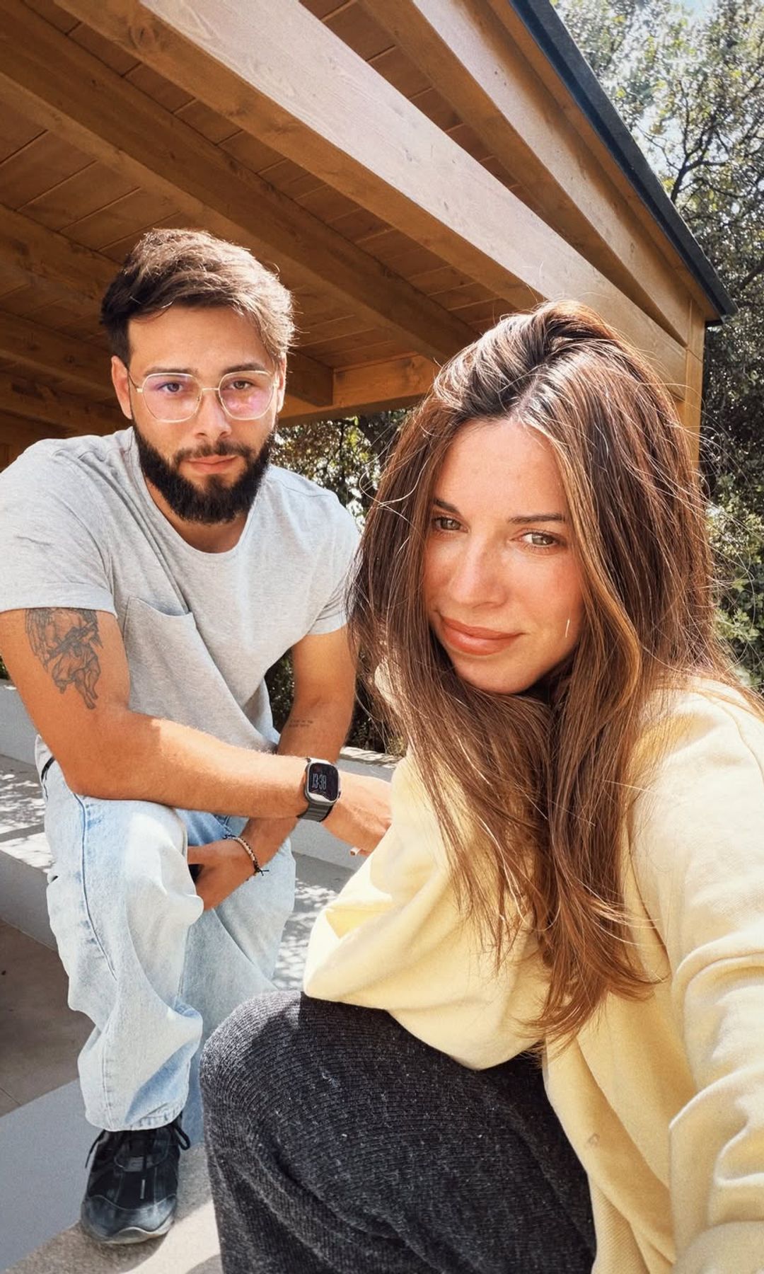 Marta Riumbau con Alex, su nuevo novio