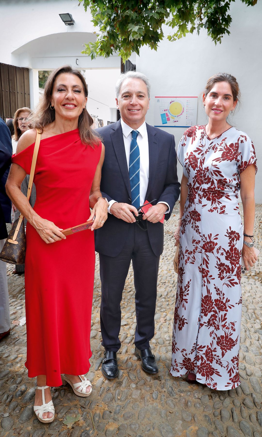 Lourdes Montes enfundada en un vestido con estampado floral
