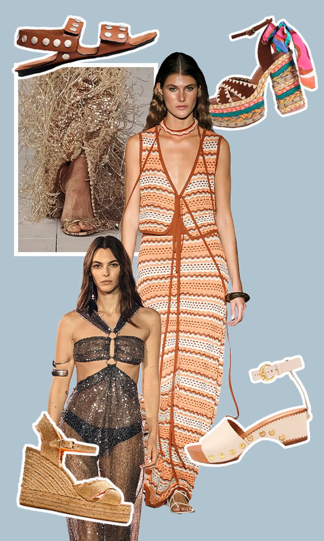 Sandalias cómodas y fresquitas que te acompañarán en todos tus planes de verano, aunque tengan tacón