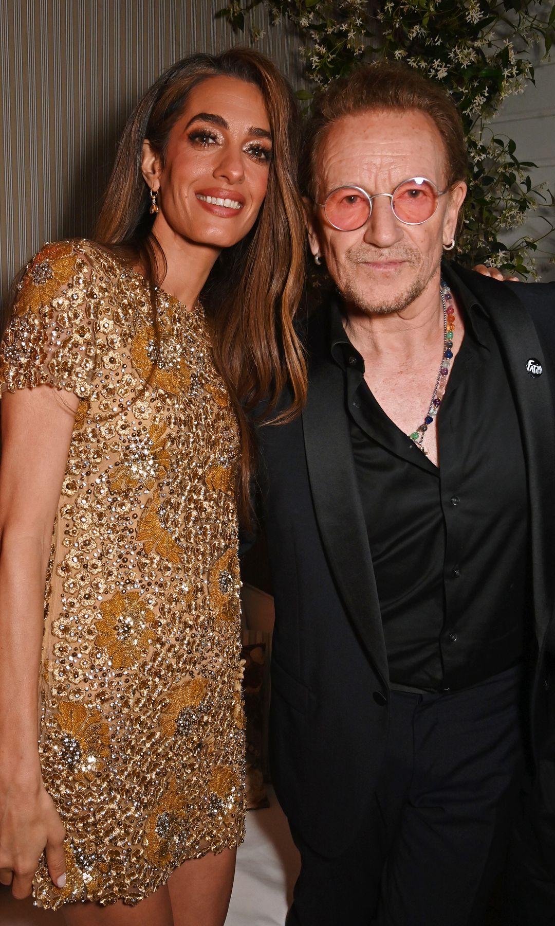Amal Clooney y Bono en Cannes