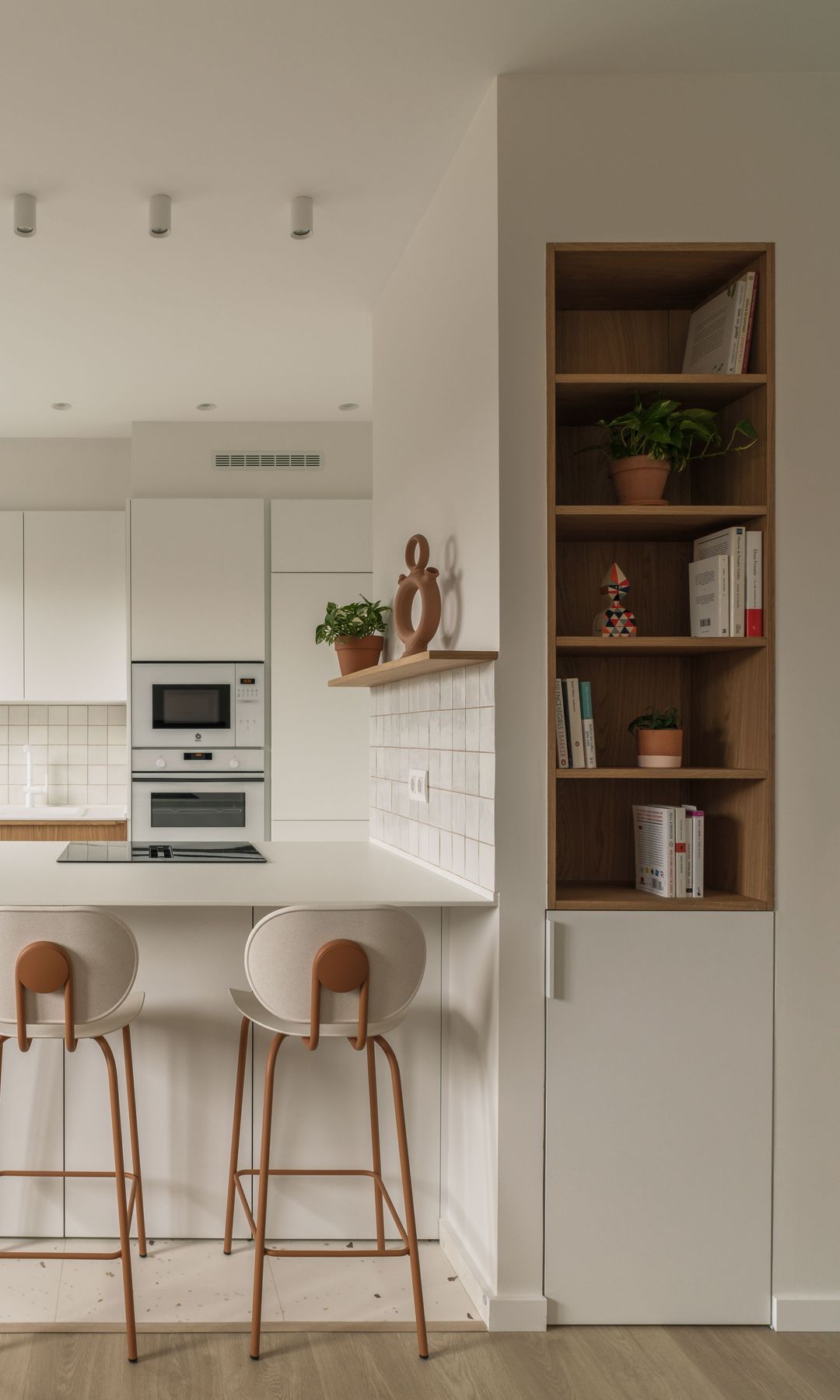 Cocina con barra