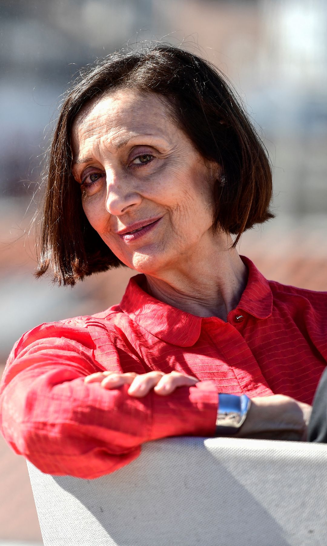 Carme Elias posando en septiembre 2023