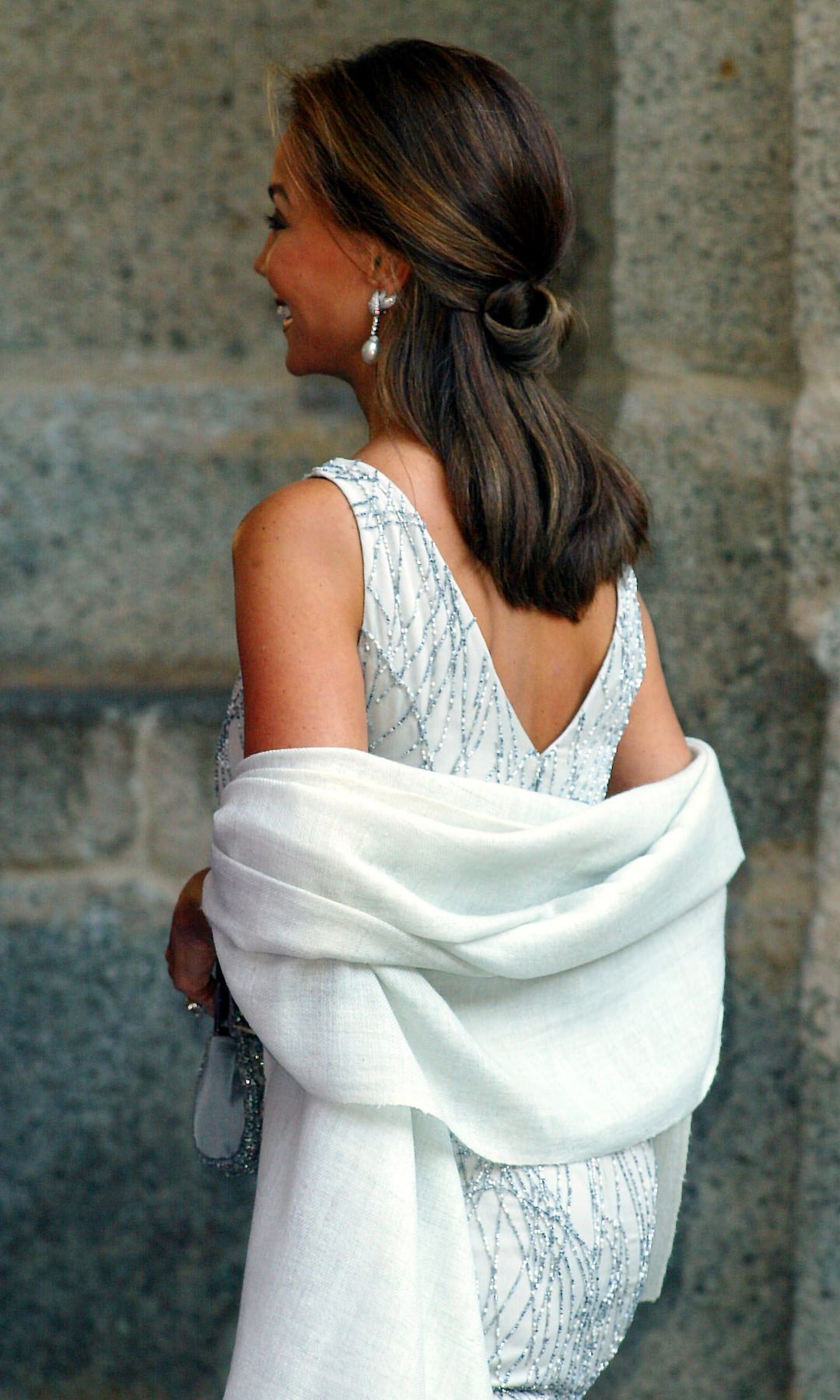 Isabel Preysler en la boda de Ana Aznar y Alejandro Agag