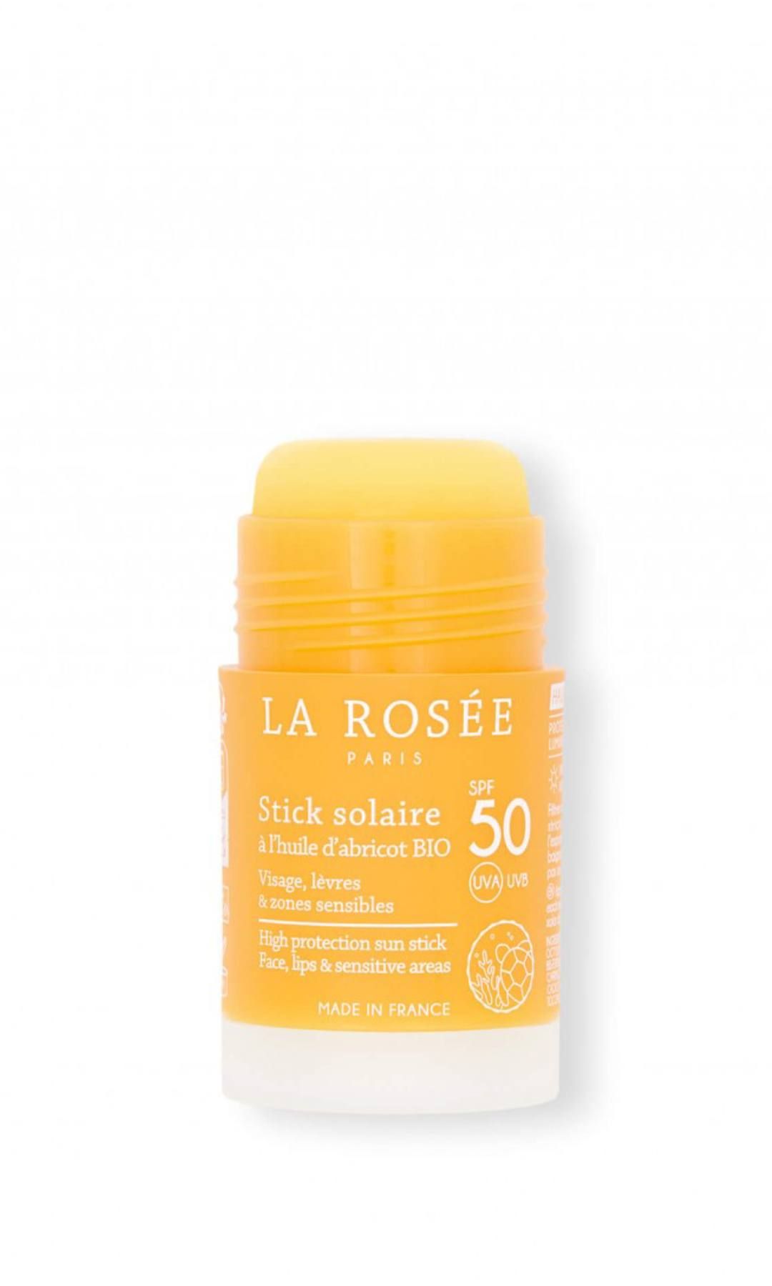 Stick solar SPF 50 (14,95€), LA ROSEE