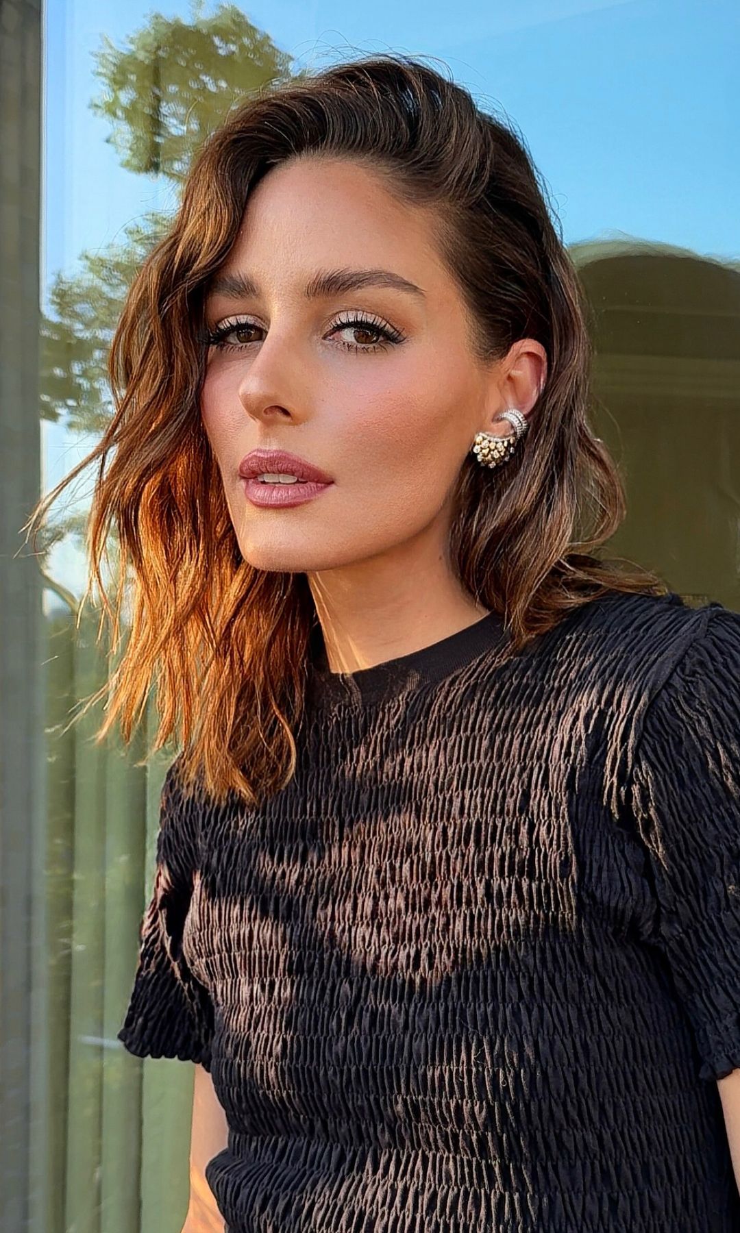Corte de pelo media melena Olivia Palermo