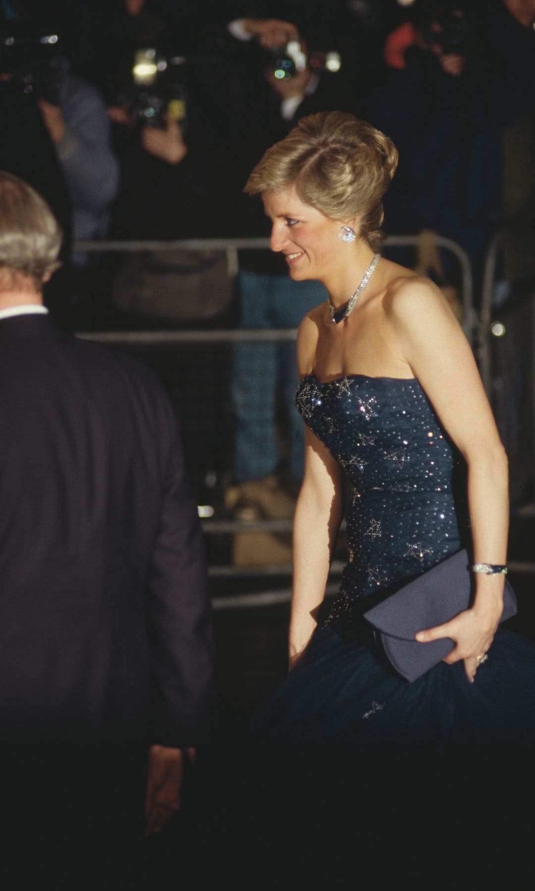 La princesa llegando a la ópera.