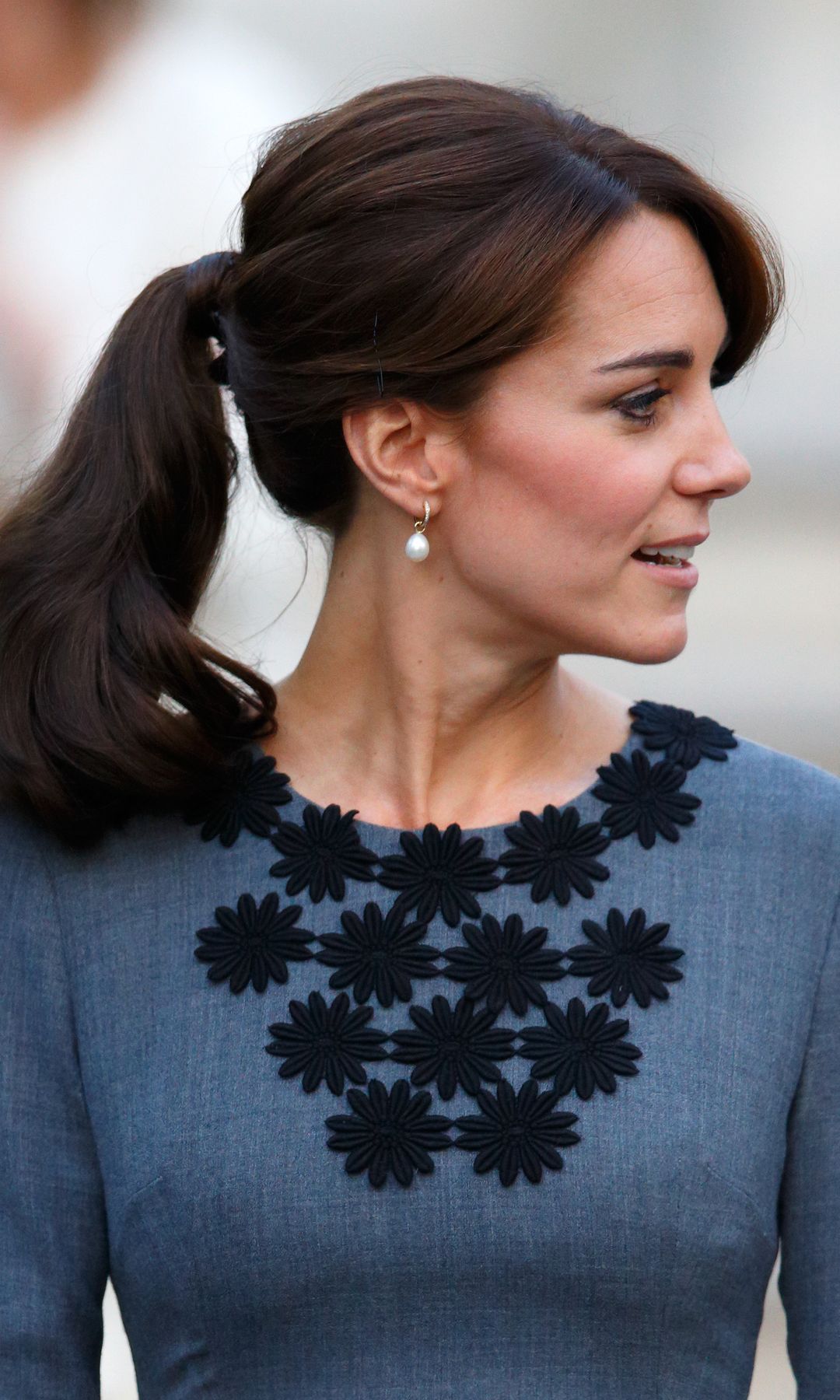 Kate Middleton con coleta en 2015
