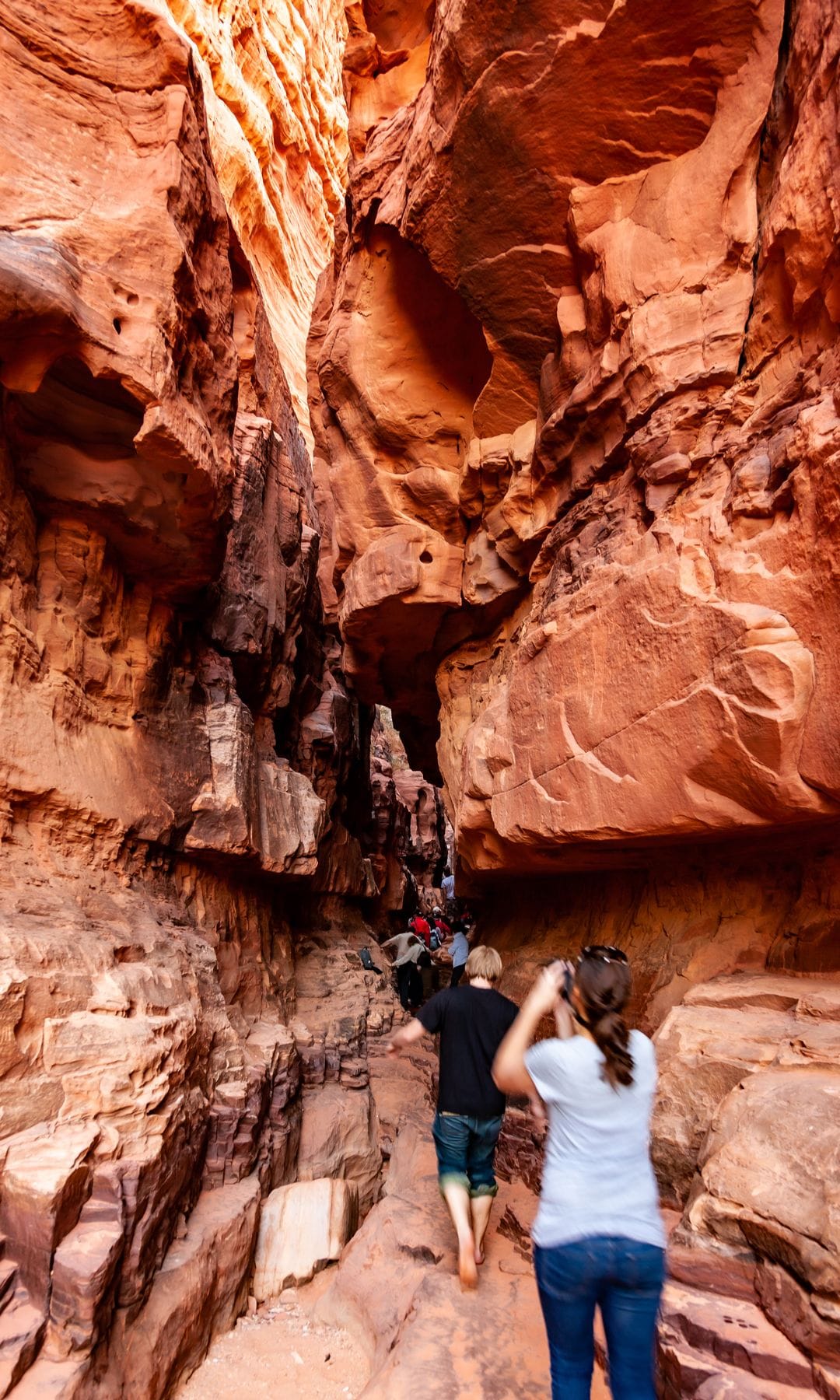 Khazali Canyon, desierto de Wadi Rum, Jordania