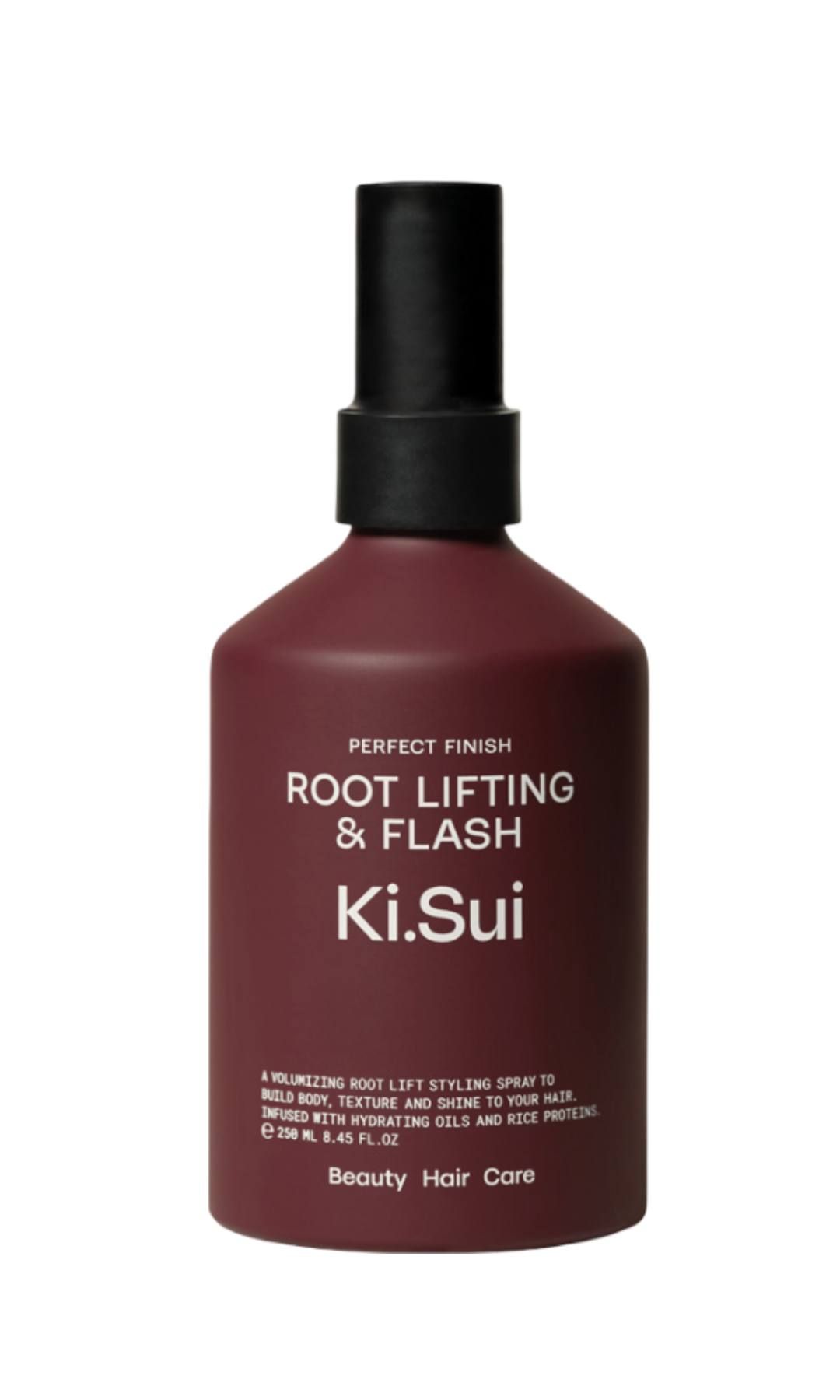 Spray de peinado voluminizador para levantamiento de raíces Root Lifting Spray (55€), Ki.sui