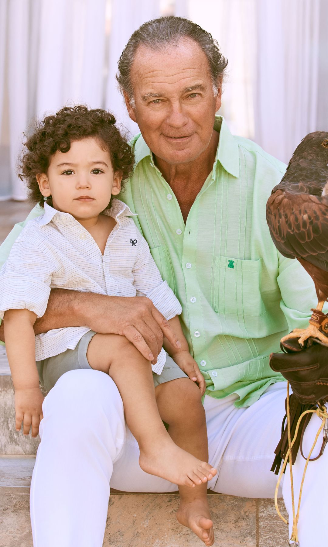 Bertín Osborne con su hijo David