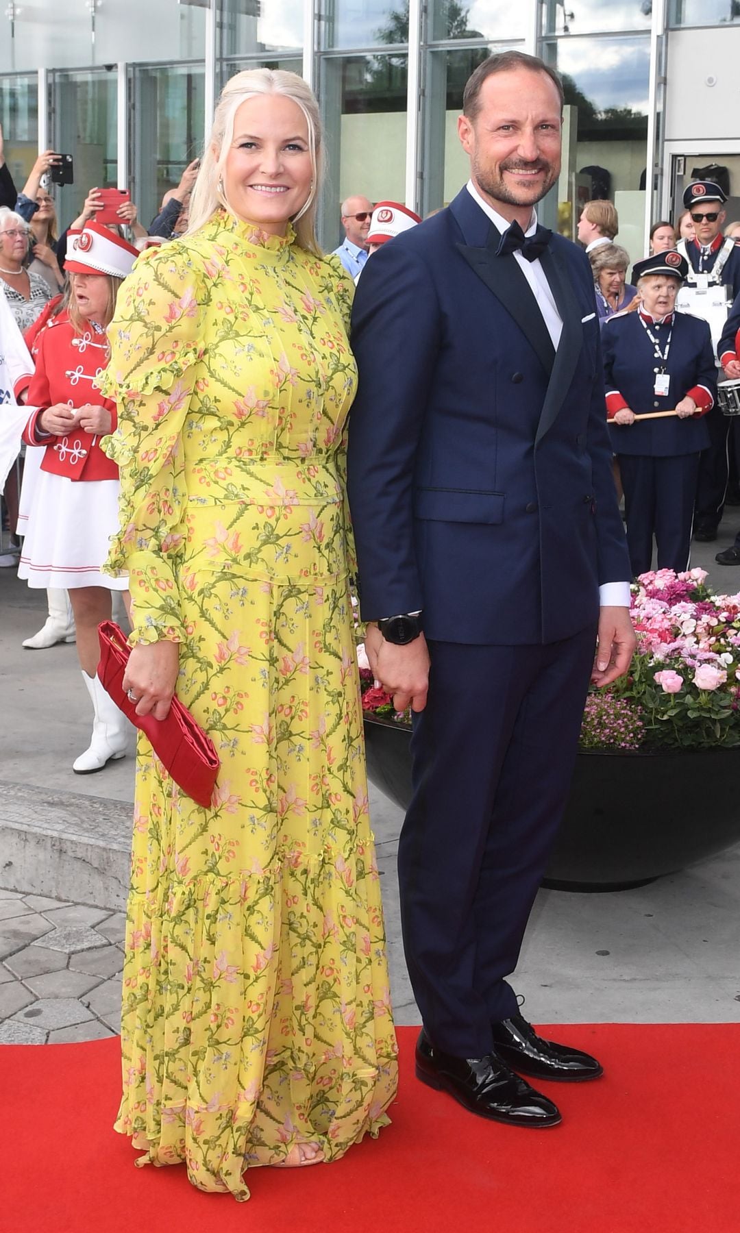 El príncipe Haakon Magnus con la princesa Mette-Marit 