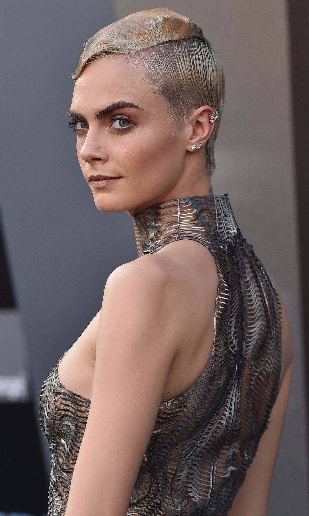 Cara Delevigne en el estreno en Los Ángeles de la película Valerian and the City of a Thousand Planets