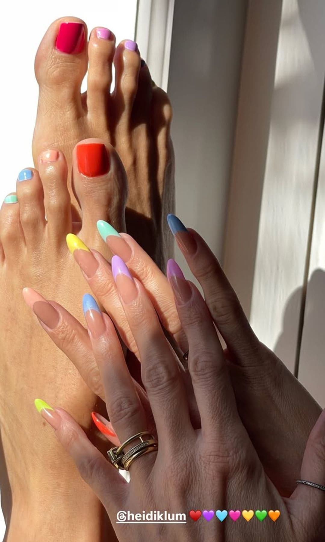 La manipedi de Heidi Klum
