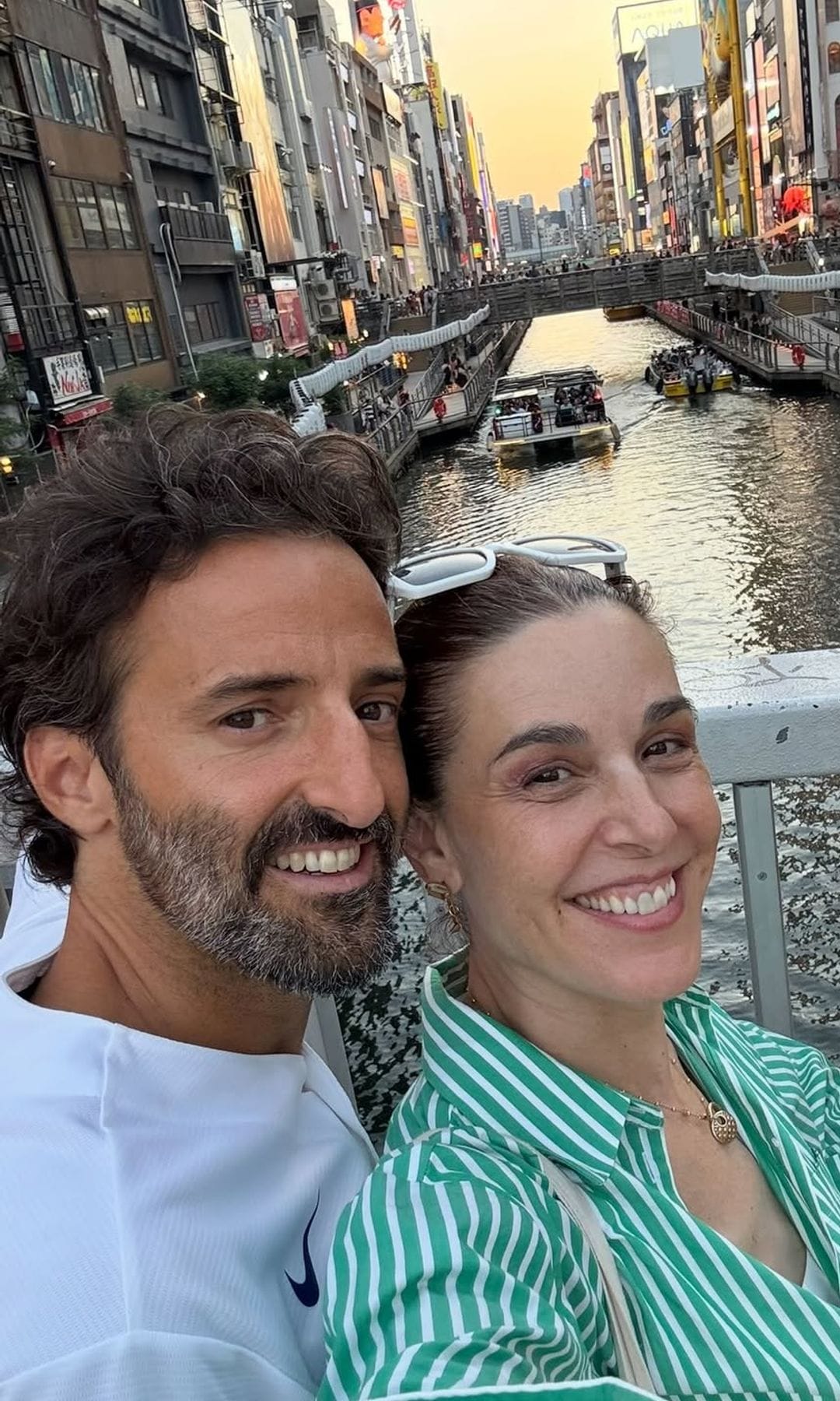 Raquel Sánchez Silva y su pareja, el productor Matías Dumont en sus vacaciones en Japón durante el verano de 2025