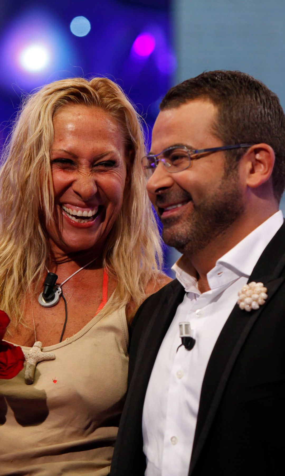 Rosa Benito y Jorge Javier Vázquez en la final de 'Supervivientes 2011'