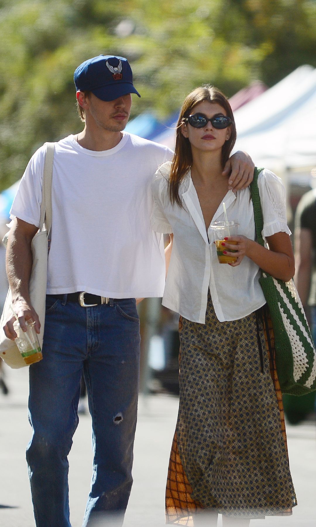 Kaia Gerber y Austin Butler en 2023 en Hollywood, California.