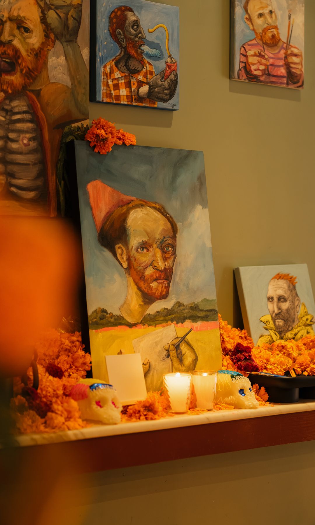 La ofrenda se inspira en la obra e influencia de Vincent van Gogh