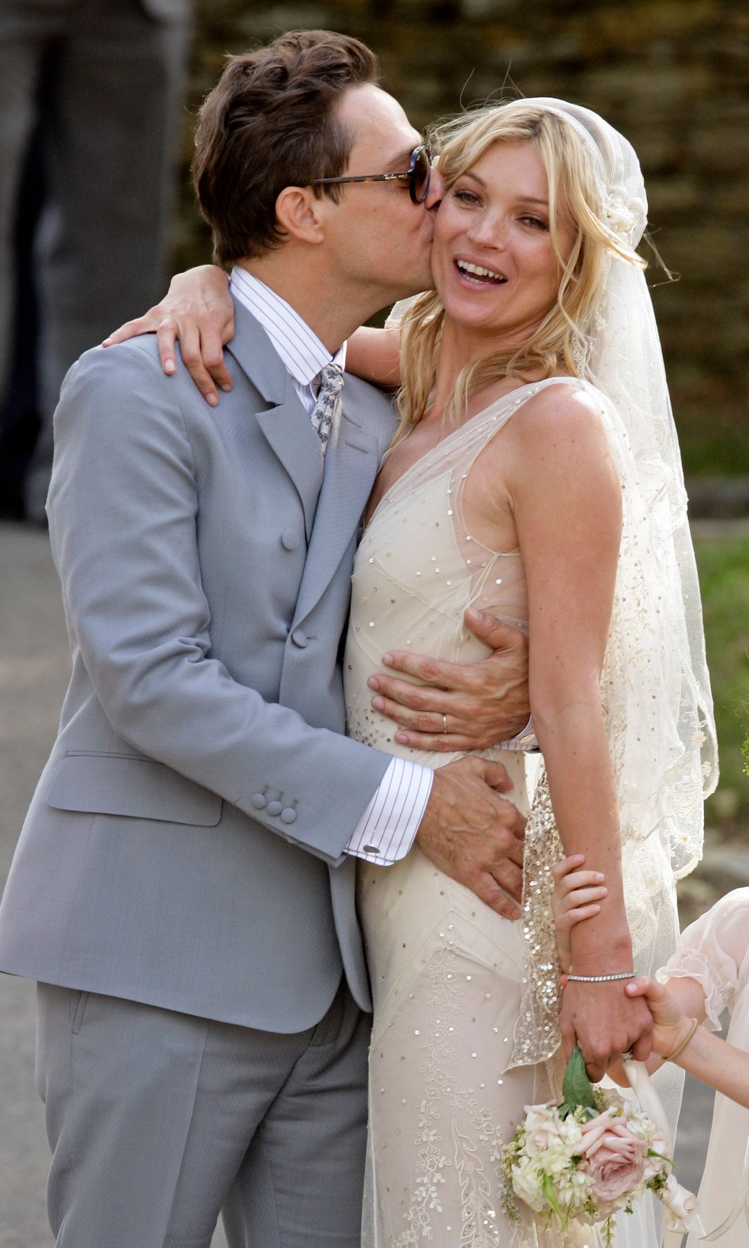 Kate Moss el día de su boda