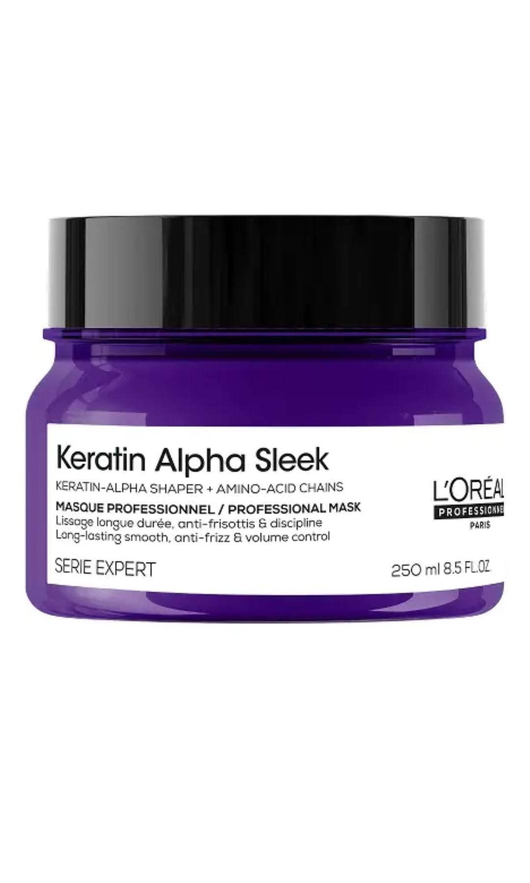 Mascarilla profesional Keratin Alpha Sleek (37,80€), L'Oréal Professionnel