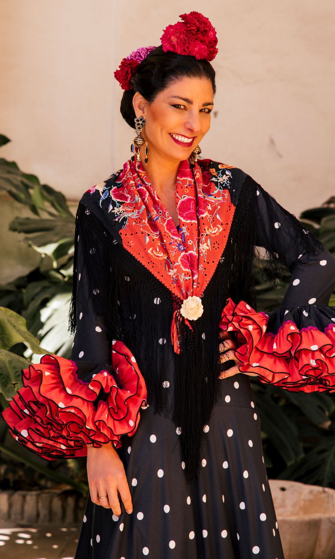 Rocío Peralta, deslumbrante vestida de sevillana