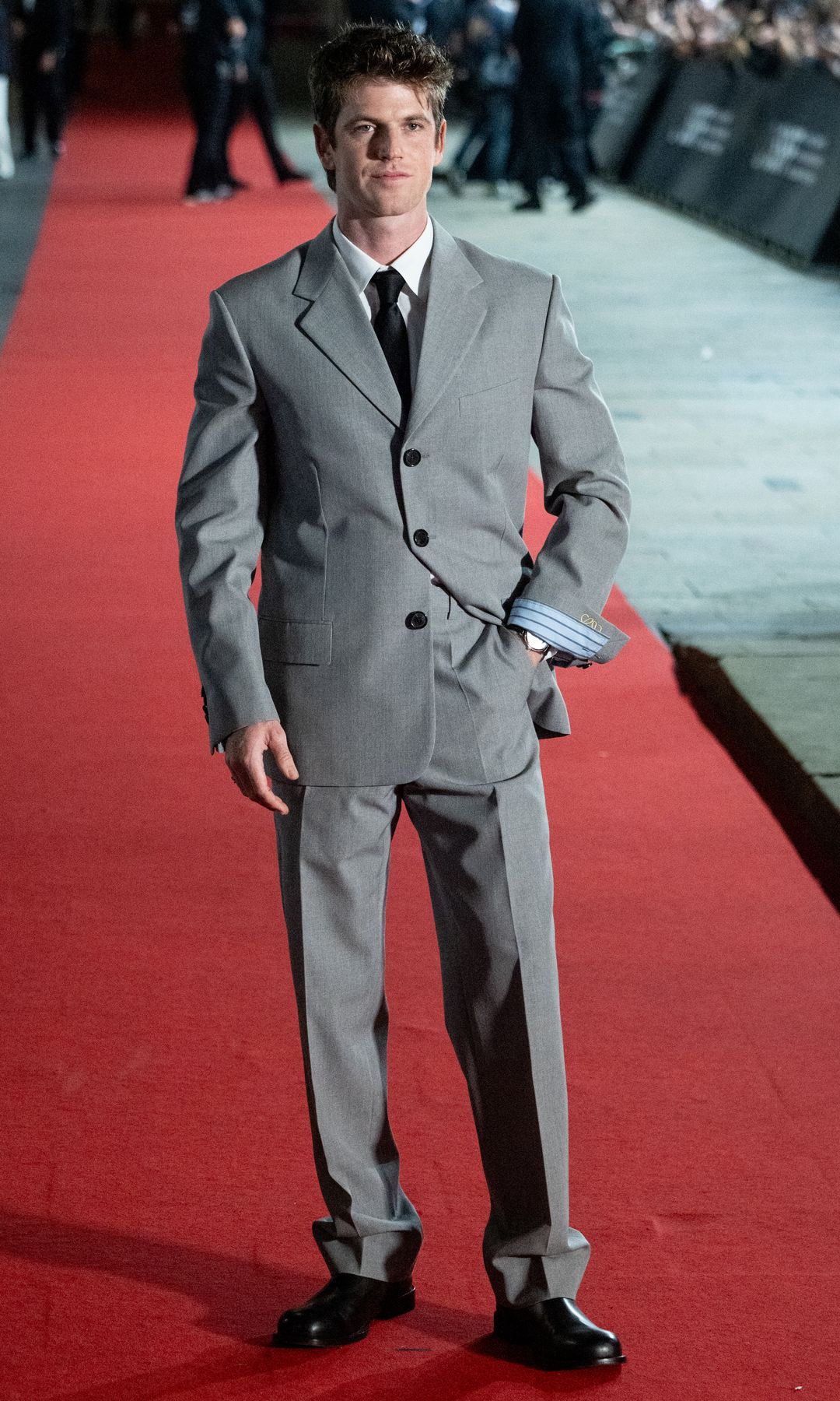 Miguel Bernardeau, en la proyección de La Bola Negra durante la 74ª edición del Festival Internacional de Cine de San Sebastián (20 de septiembre de 2026)