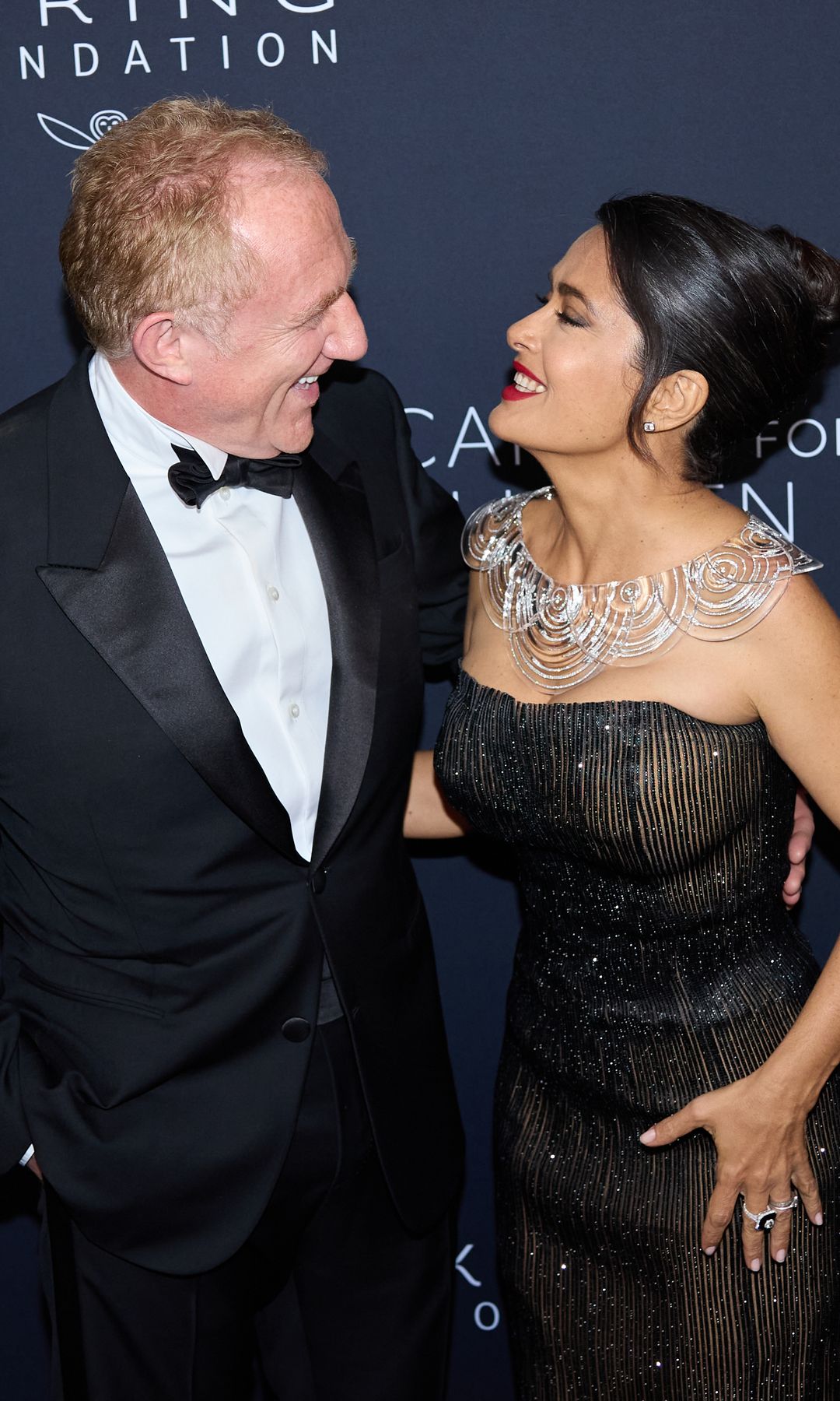 Salma Hayek y su esposo, François-Henri Pinault