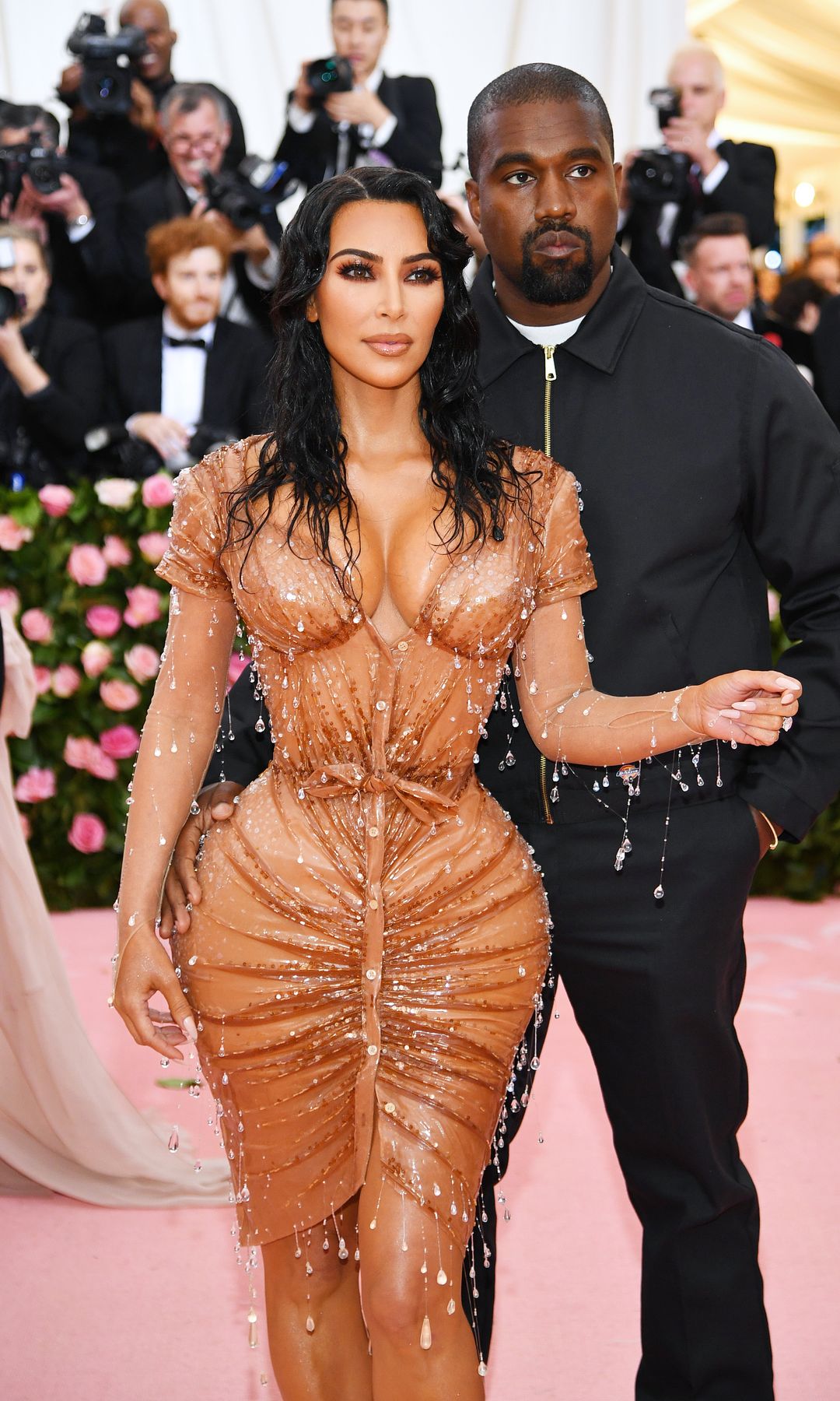 Kim Kardashian West y Kanye West en la MET de 2019
