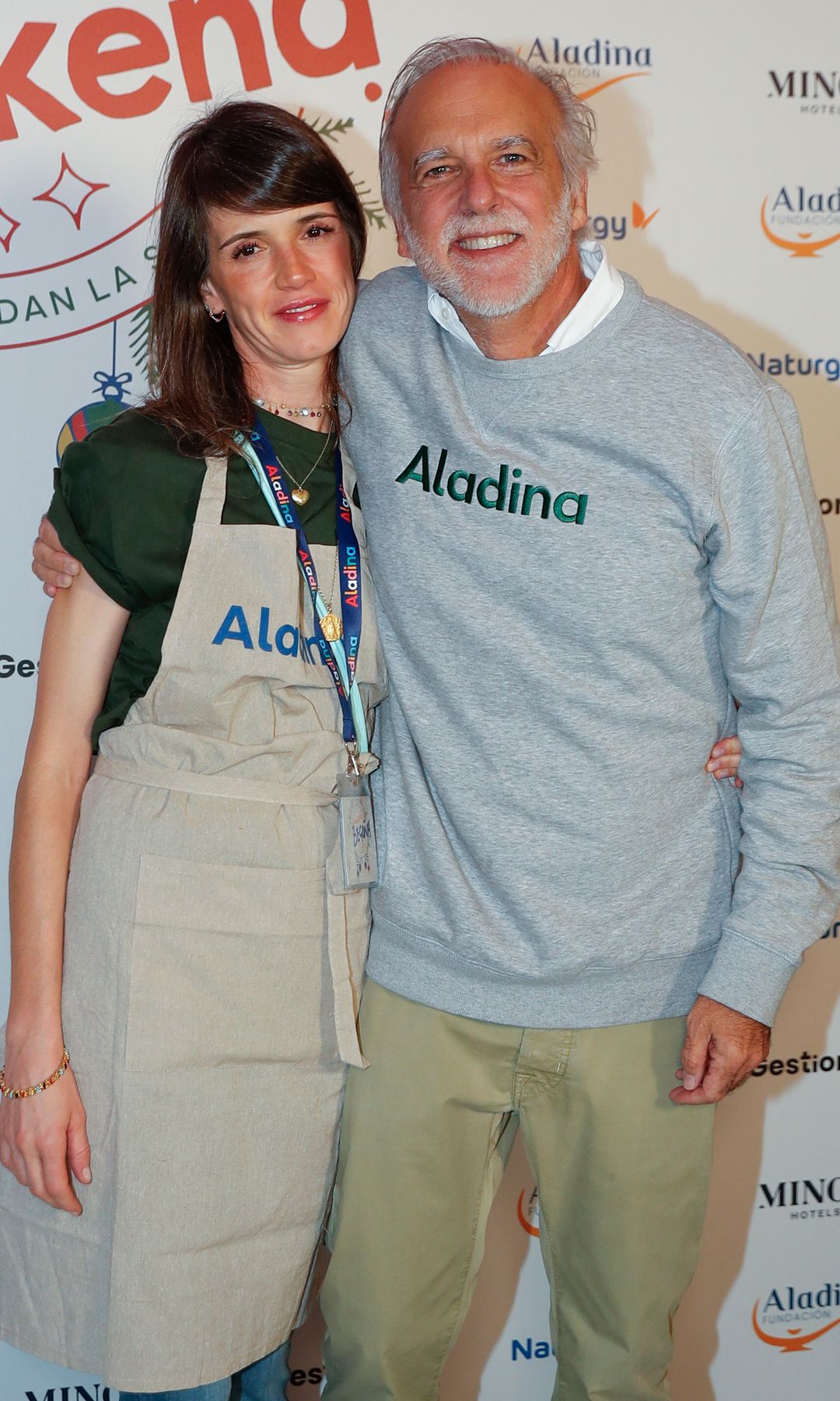 Paco Arango y Begoña Aguilera Navajas attending Aladina Foundation event in Madrid on Saturday, 29 November 2025.