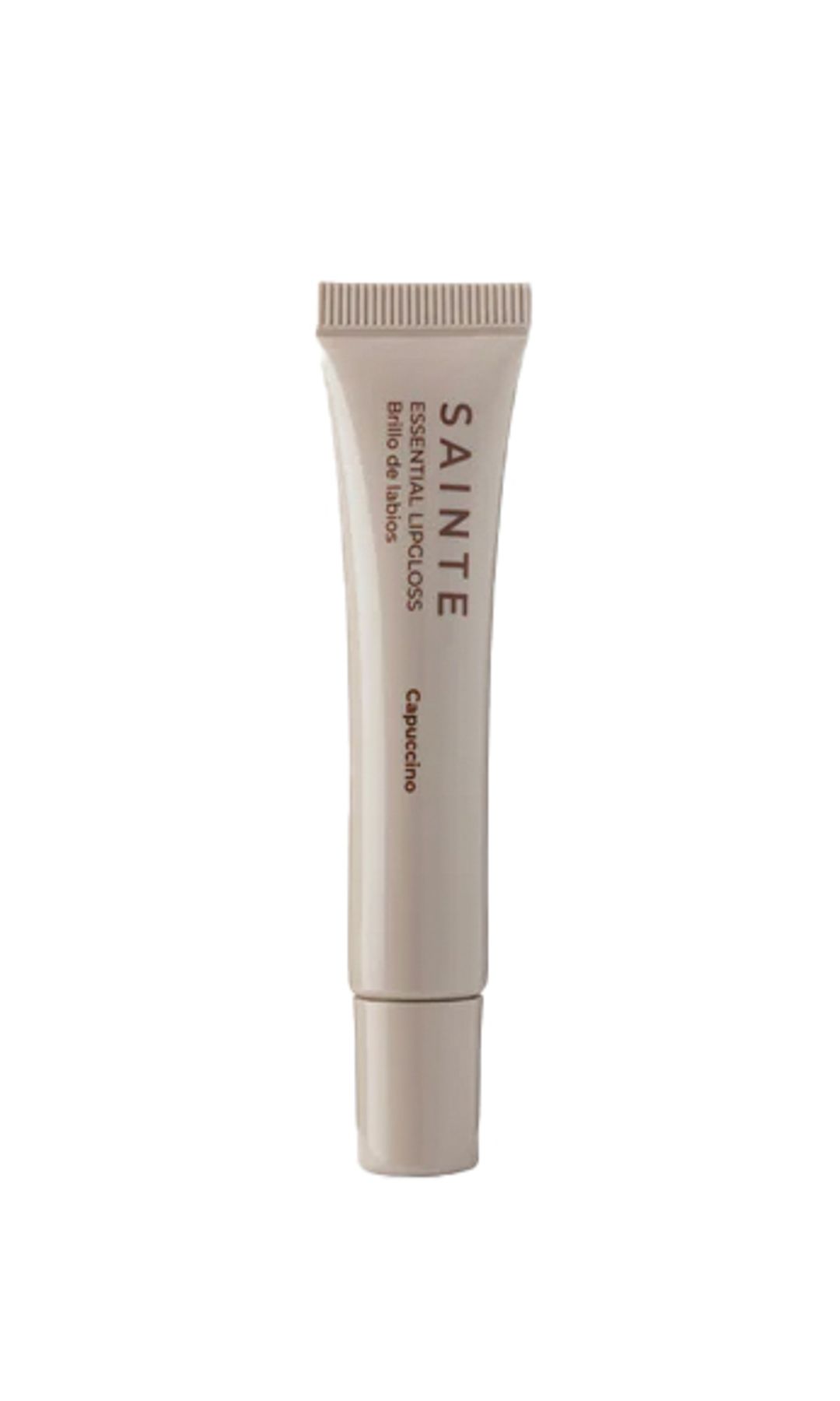 Gloss hidratante con vitamina E 'Essential Lipgloss' (17 euros), de Sainte Beauty