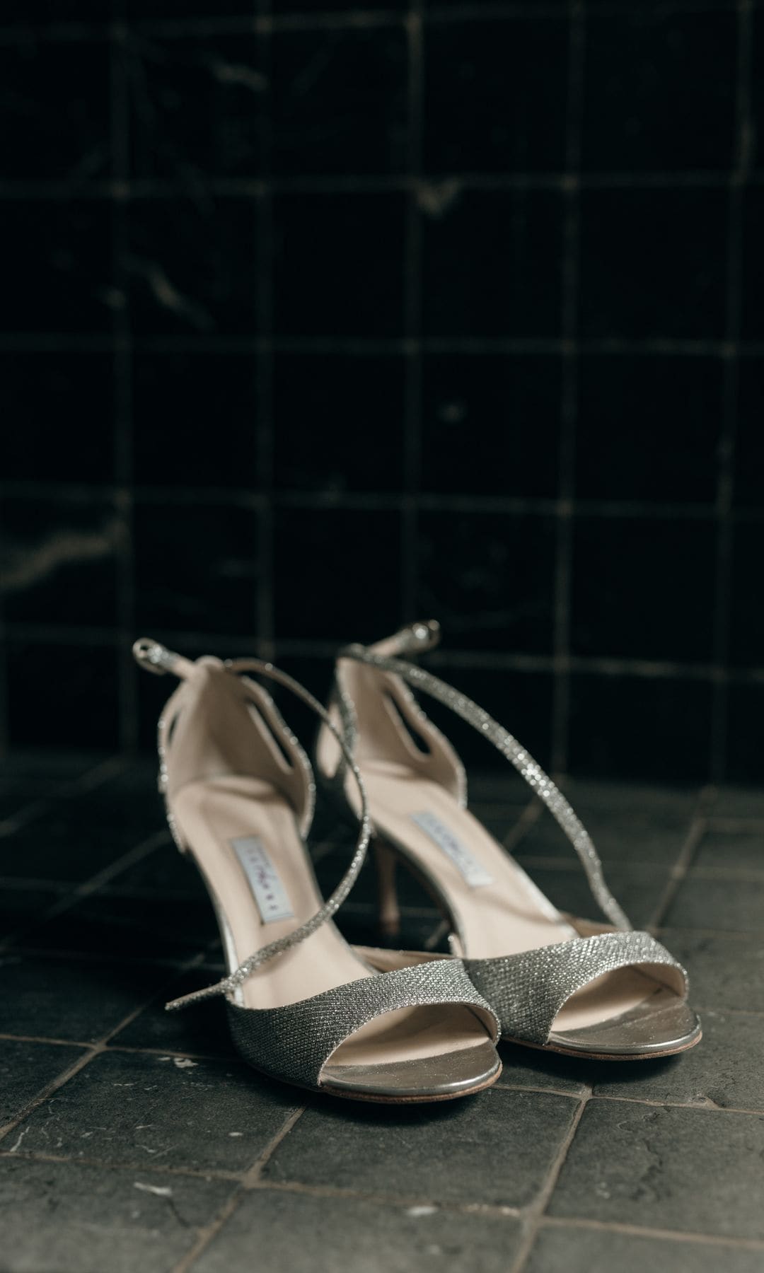 Sandalias de novia metalizadas